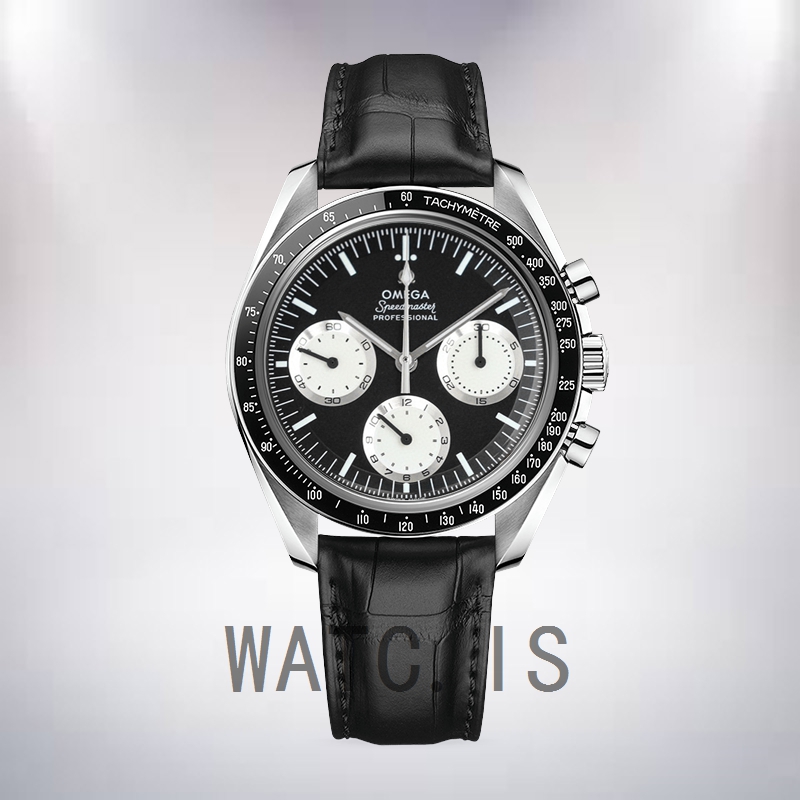 Omega Speedmaster Men 311.32.42.30.01.001 42mm Silver-tone Black Dial