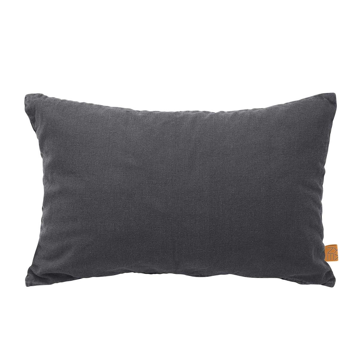 Lisomme Maud sierkussen zwart antraciet - 40 x 60 cm