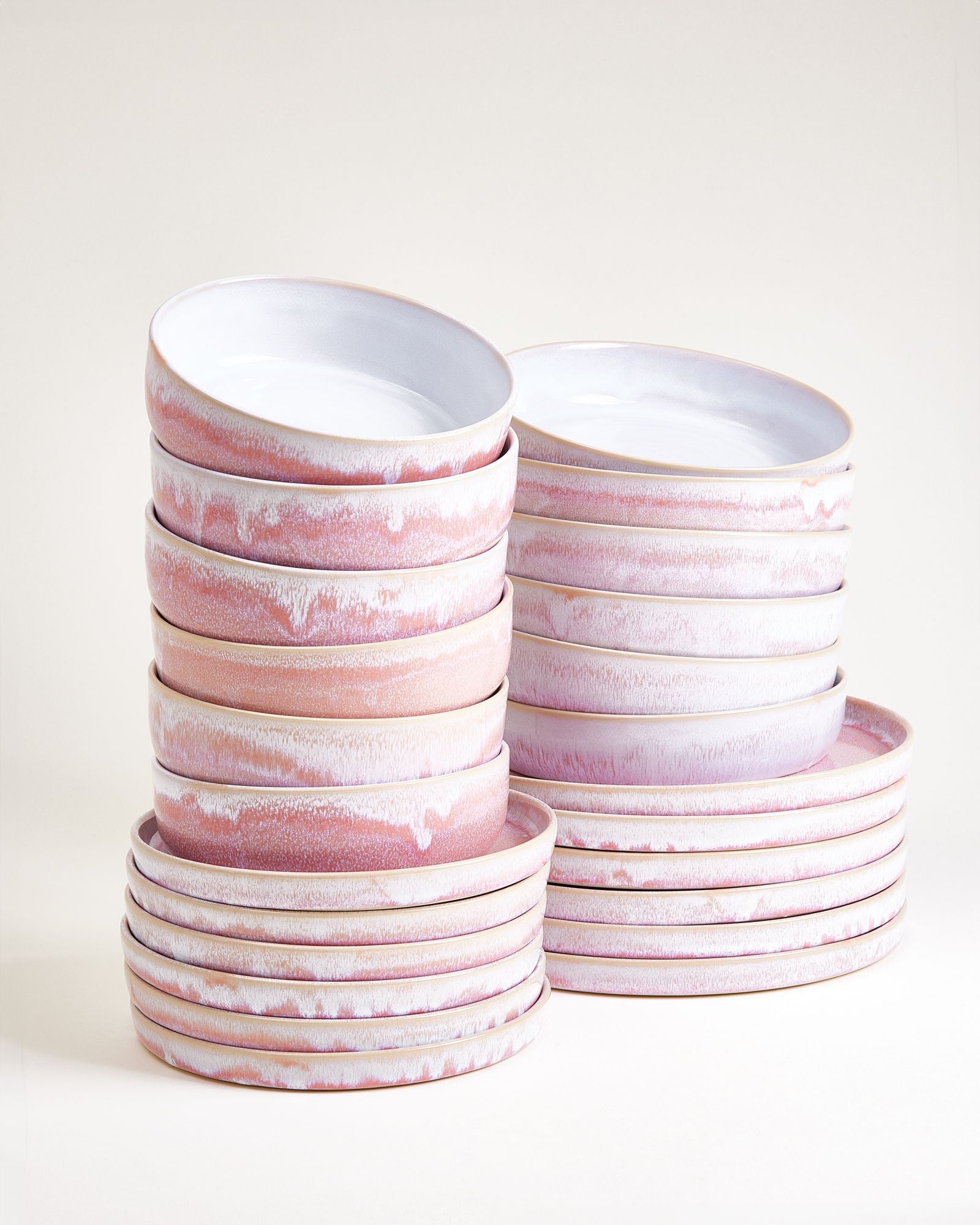 Cordoama Geschirr-Set modern rosé 24-teilig