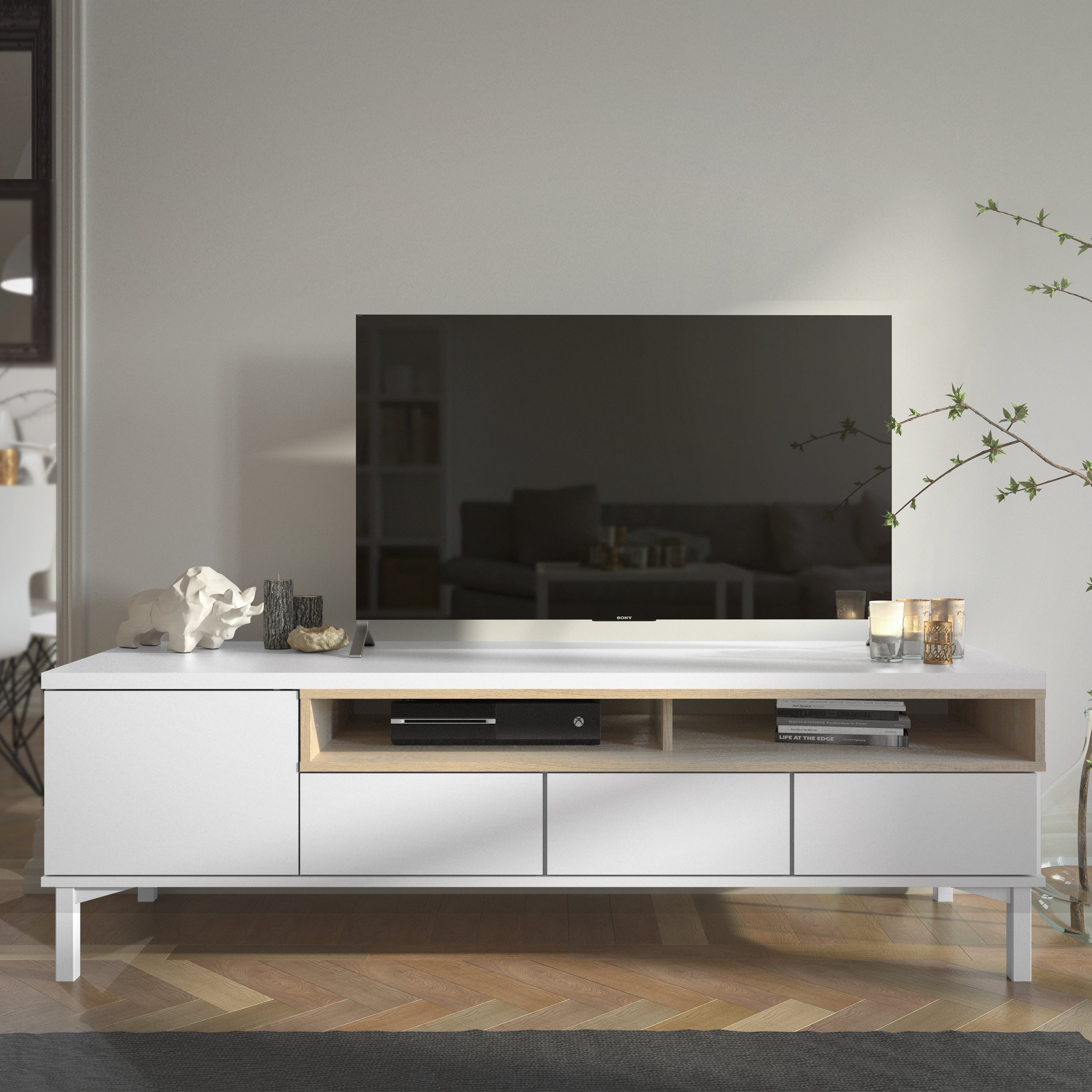 Blokker basic Nook Tv-meubel - Wit