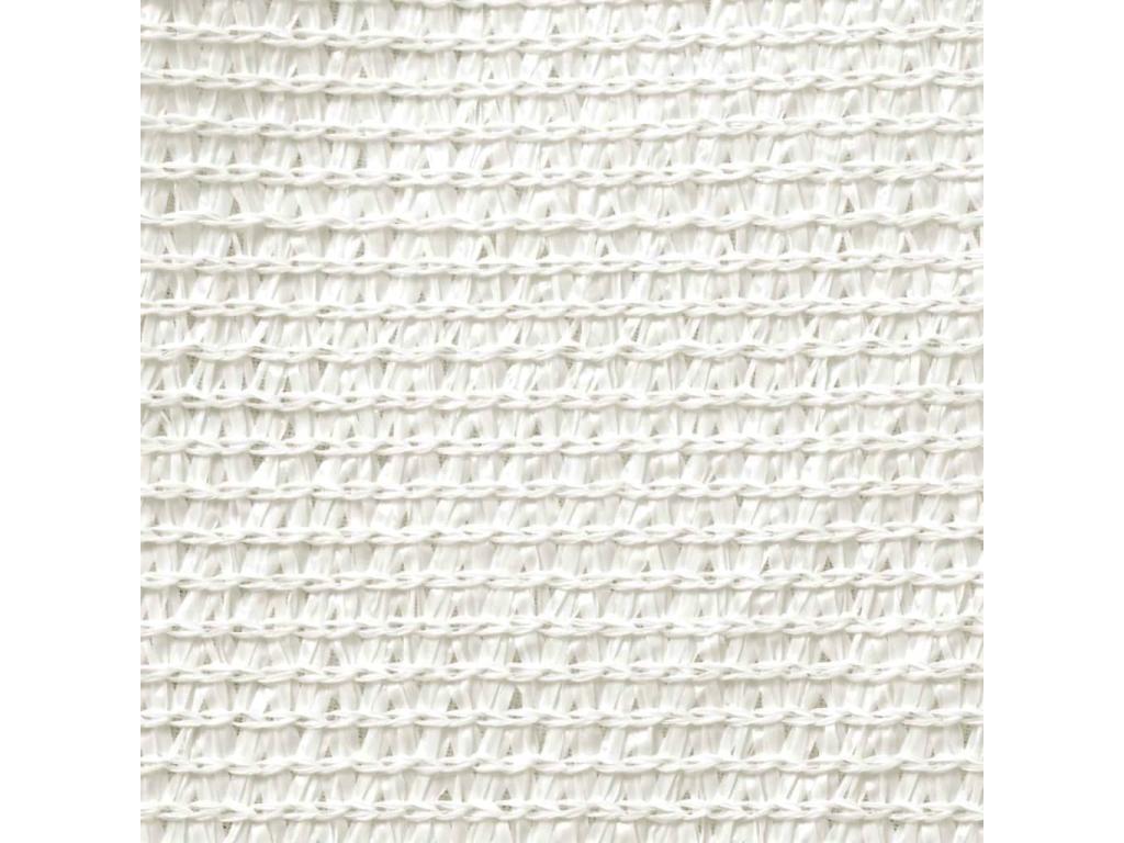 Toldo de vela HDPE blanco 160 g/m² 4,5x4,5x4,5 m