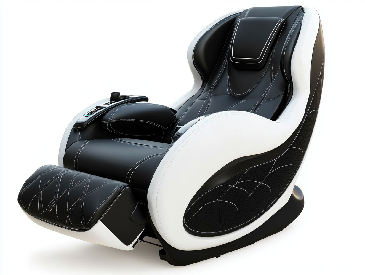 Sillón de masaje de lujo con control remoto para relajación intensiva