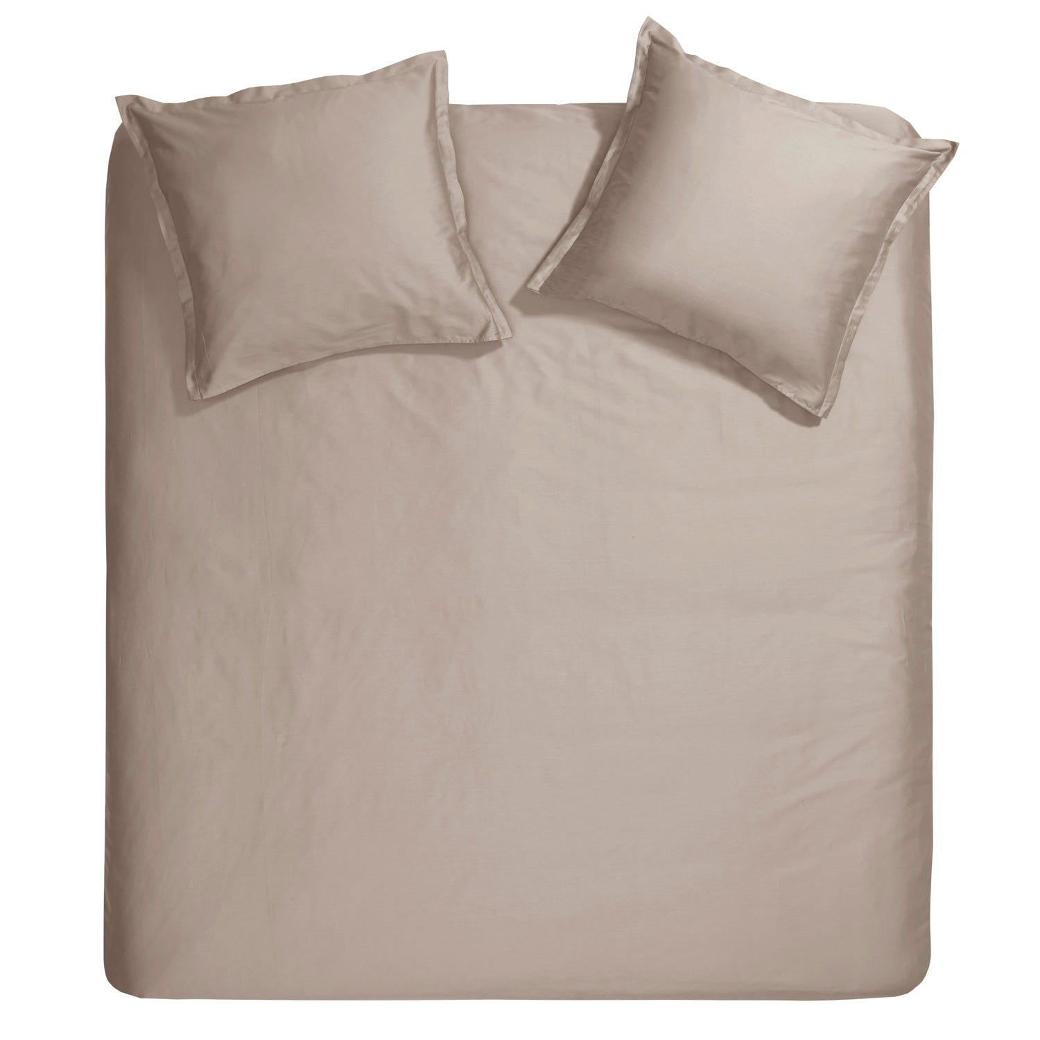 Cinderella dekbedovertrek Satijn - 200x200 220 cm - Taupe