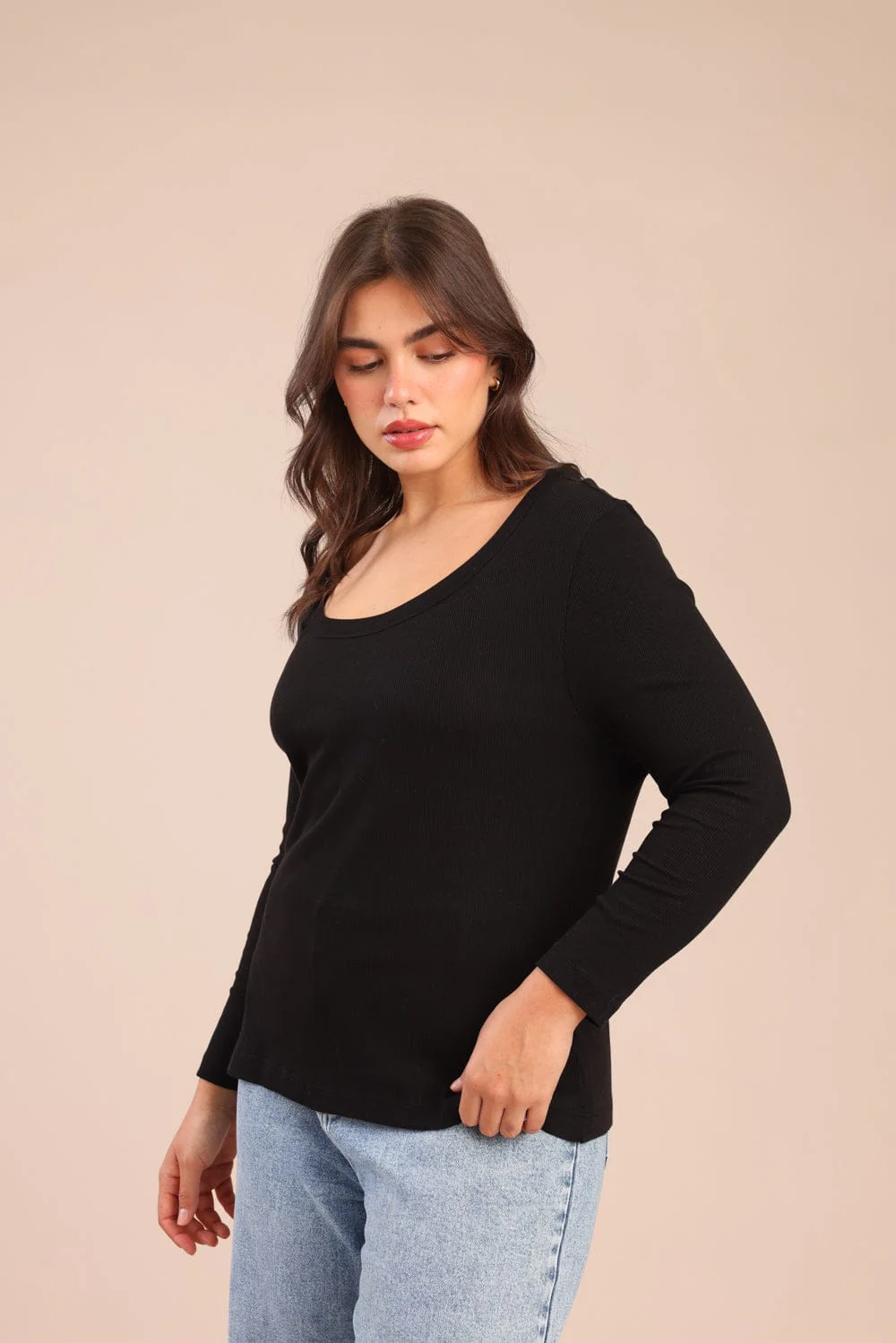 חולצה חלקה| PLUS SIZE
