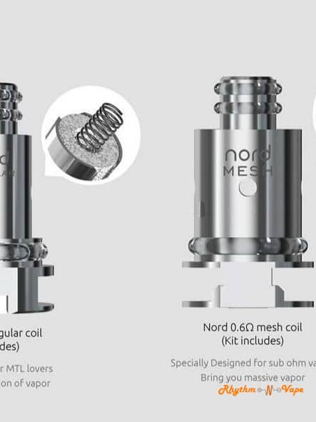smok nord 1.4 regular coil Smok Nord Coils 0.6/0.8/1.4 Ohm Mesh/Regular/Ceramic/DC Replacement Coils