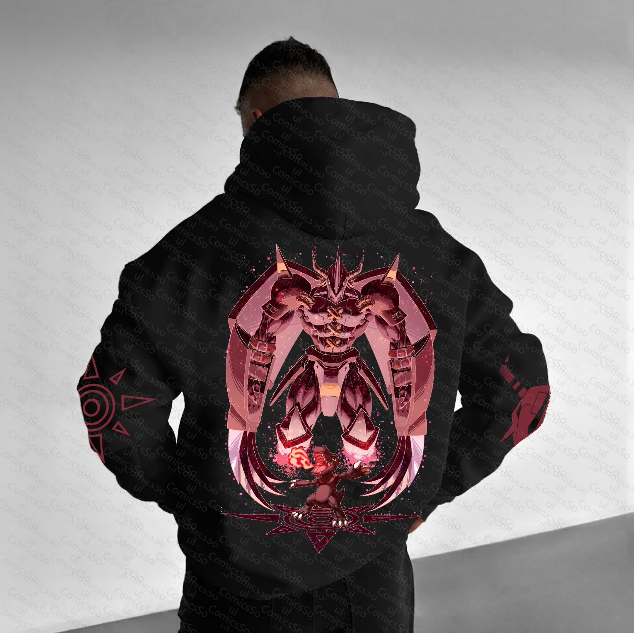 Unisex “Comicssoul” Anime Graphic Streetwear Vintage Hoodie