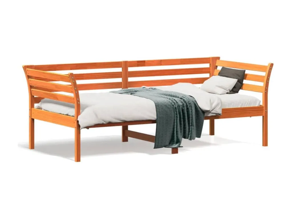 Sofá cama de Patriciabaezcasa maciza de Patriciabaezcasa marrón cera 90x190 cm