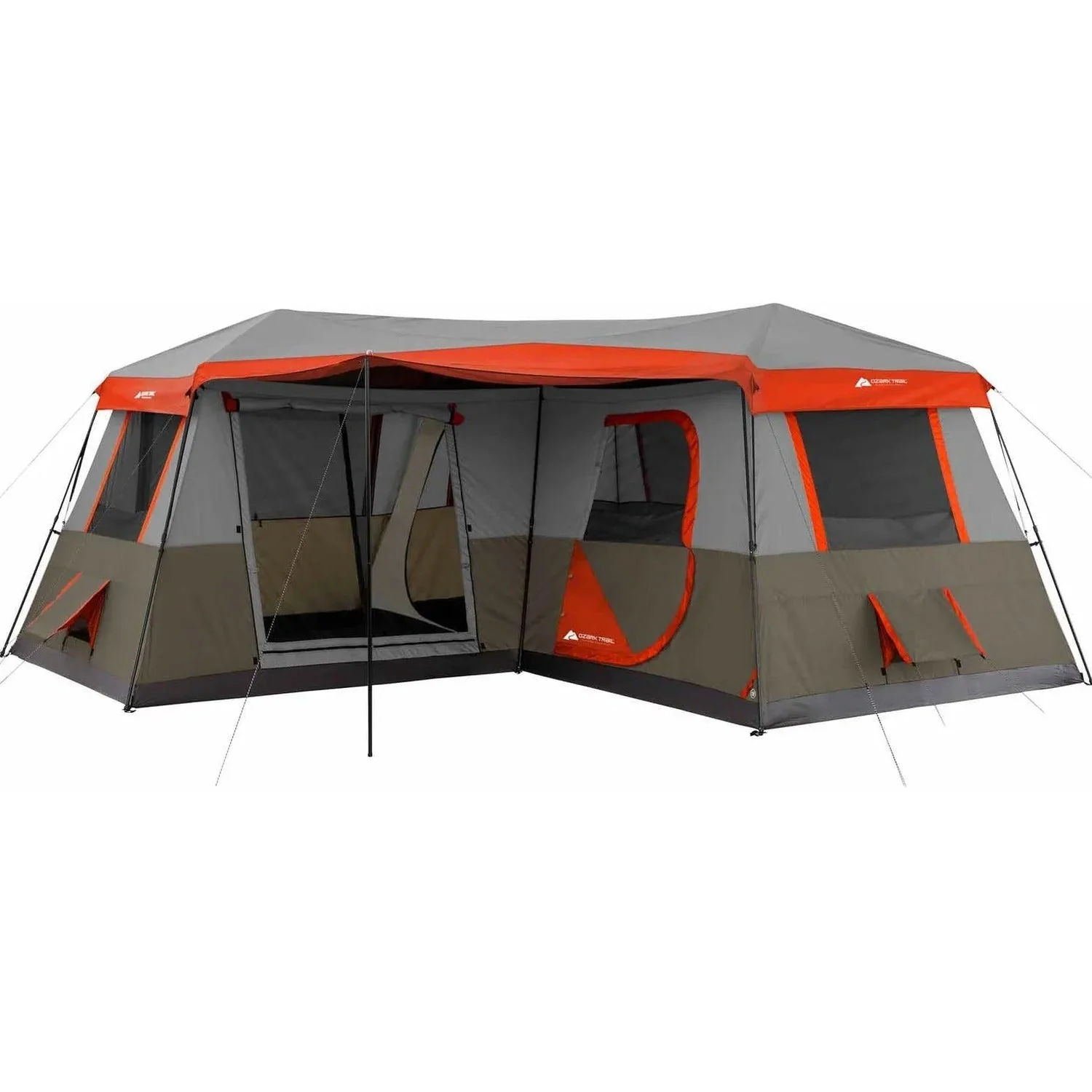 Ozark Trail Instant Cabin Tent, Sleeps 12, 16 x 16, 3-Room - WMT-161682B Ozark Trail Instant Cabin Tent, Sleeps 12, 16 x 16, 3-Room - WMT-161682B