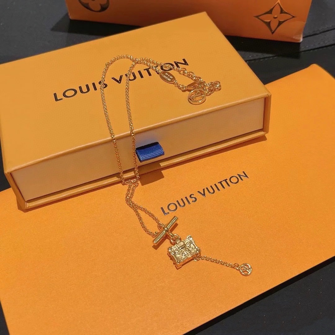 Louis Vuitton Handbag Pendant Necklace - Original Replica Club