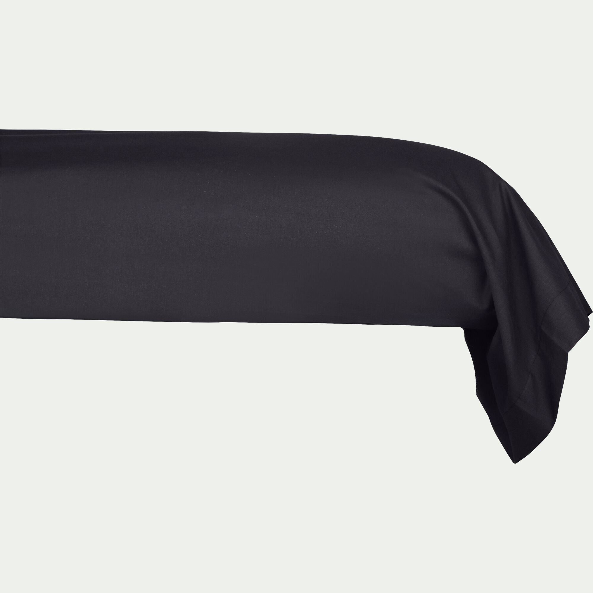 EOLI - Taie de traversin en coton 43x190cm - bleu calabrun