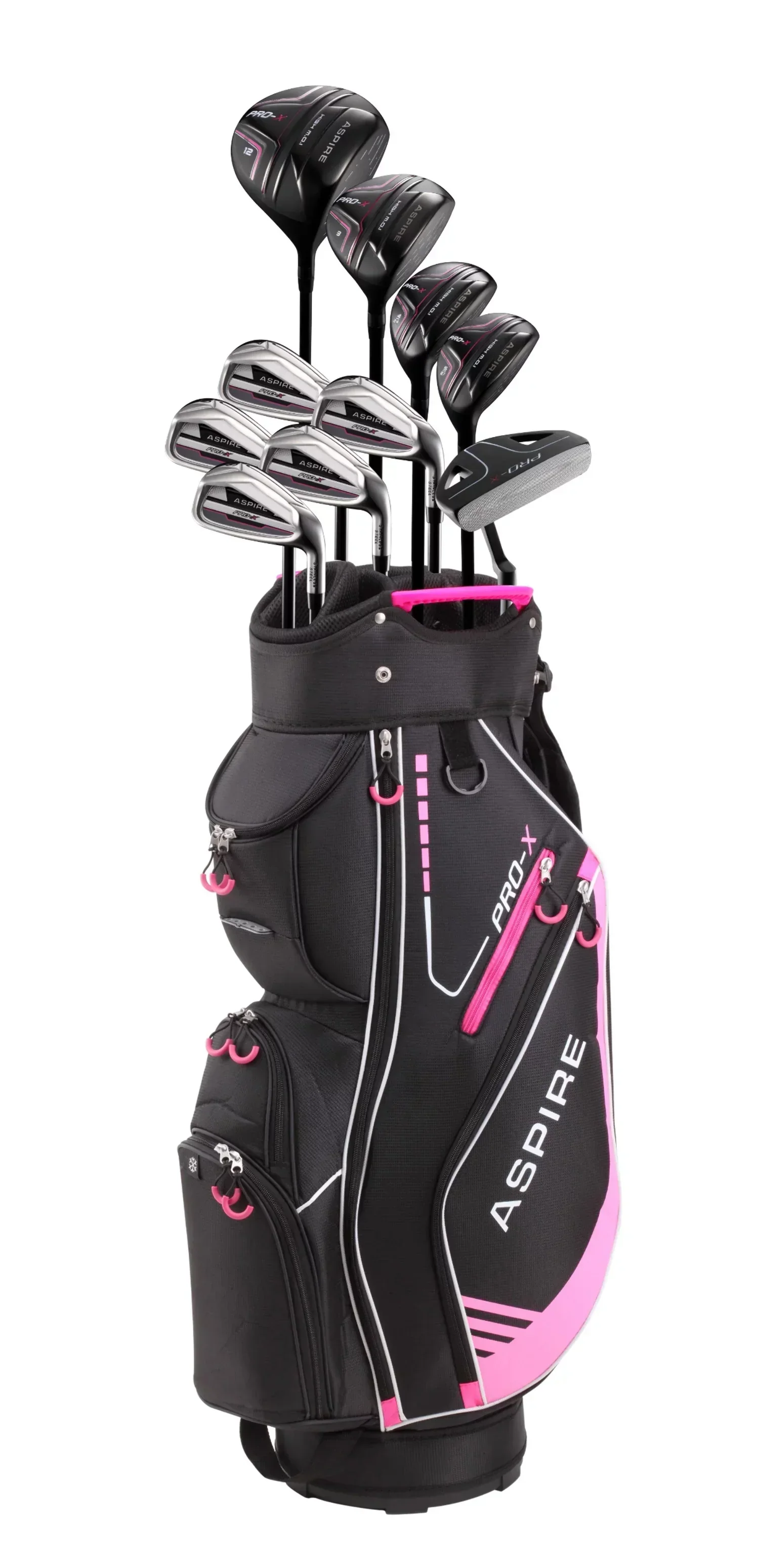 Aspire PRO-X Women's Complete Right-Hand Golf Club Package Set - Regular And Petite Sizes - Image 9 Aspire PRO-X Women's Complete Right-Hand Golf Club Package Set - Regular And Petite Sizes - Image 9