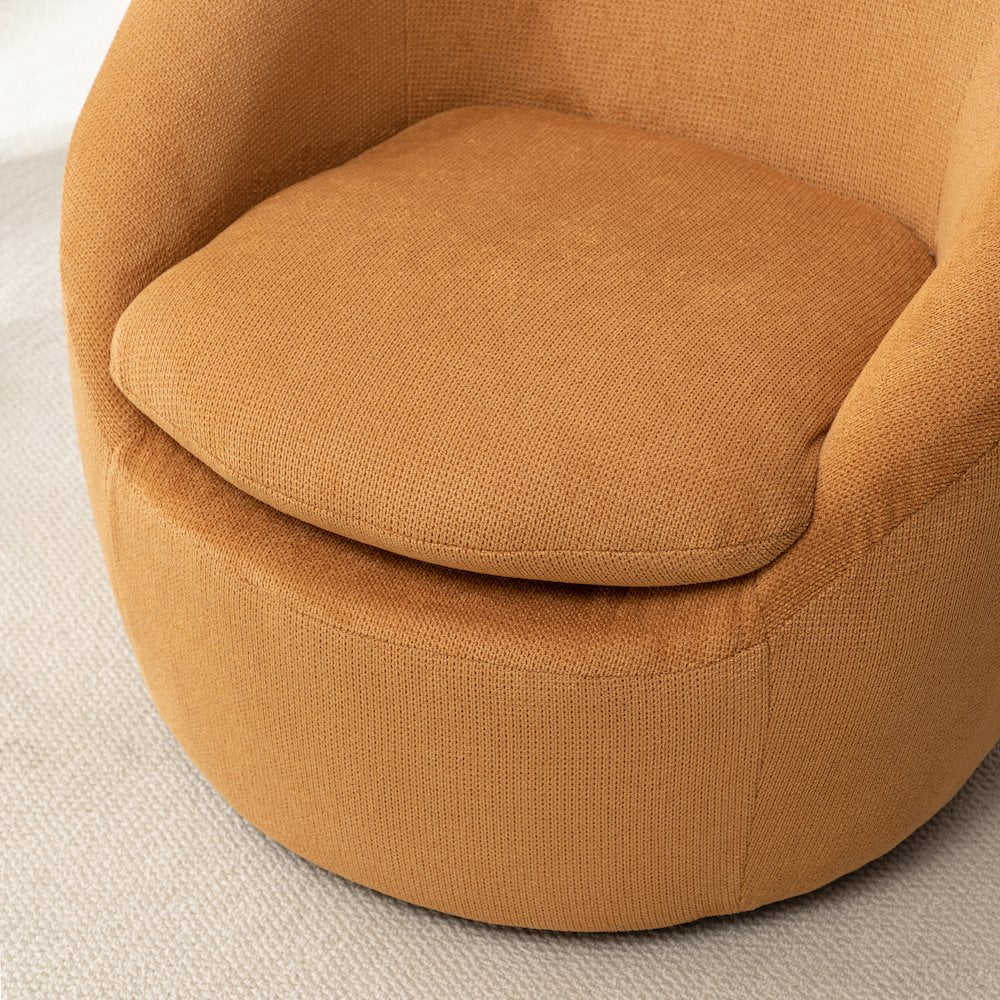 Roundhill Furniture Winnie Modern Barrel Chair, 360- Swivel - Image 48