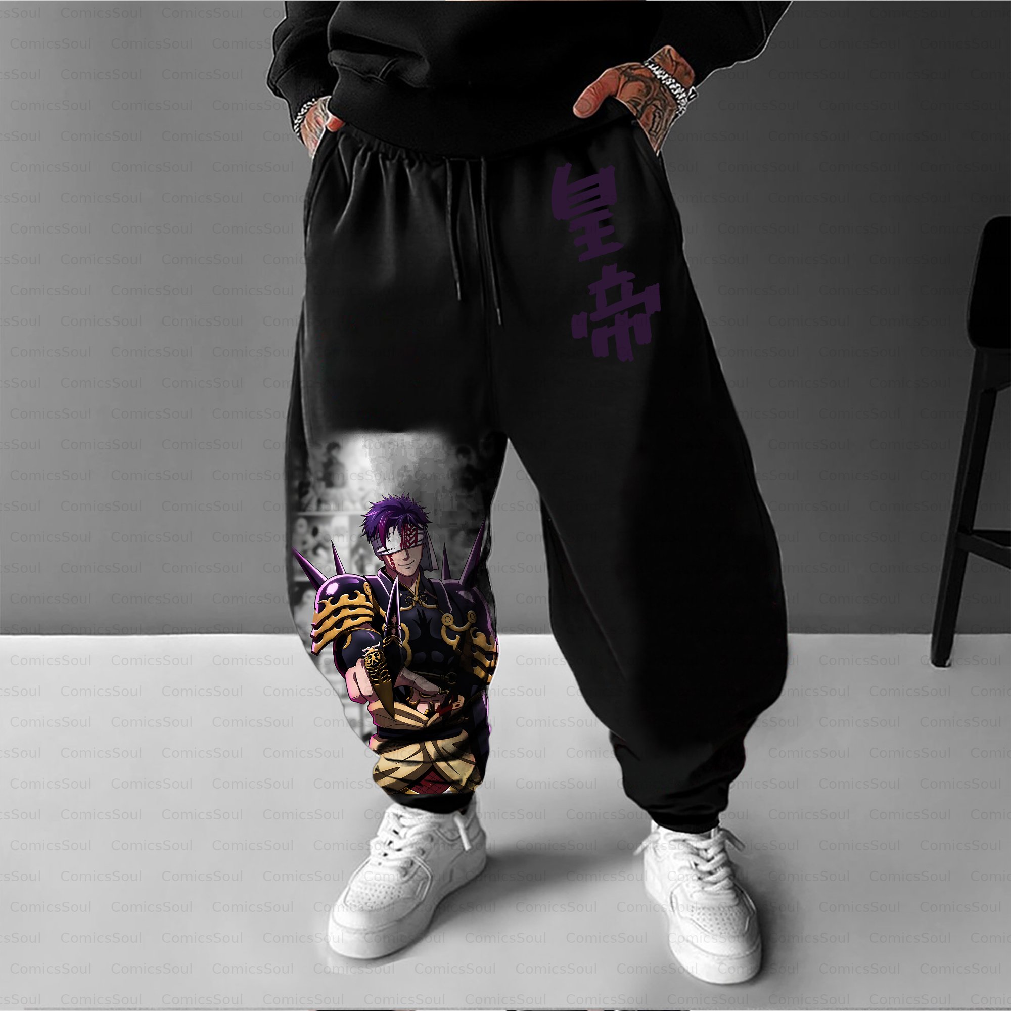 Unisex Casual Anime Streetwear Pant