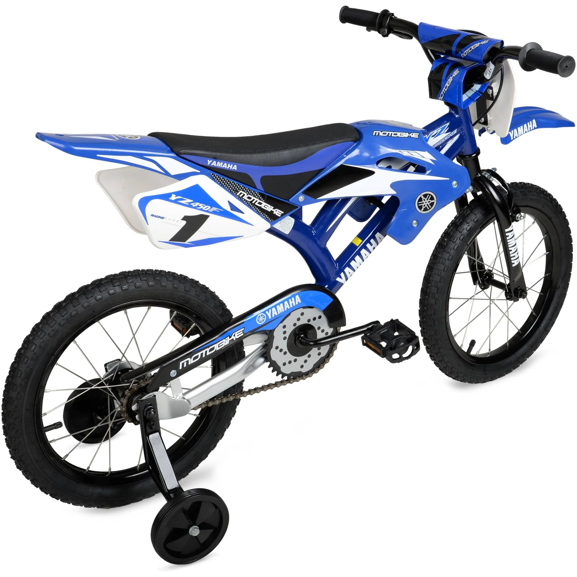 16" Moto BMX Boys Bike, Blue - Image 3