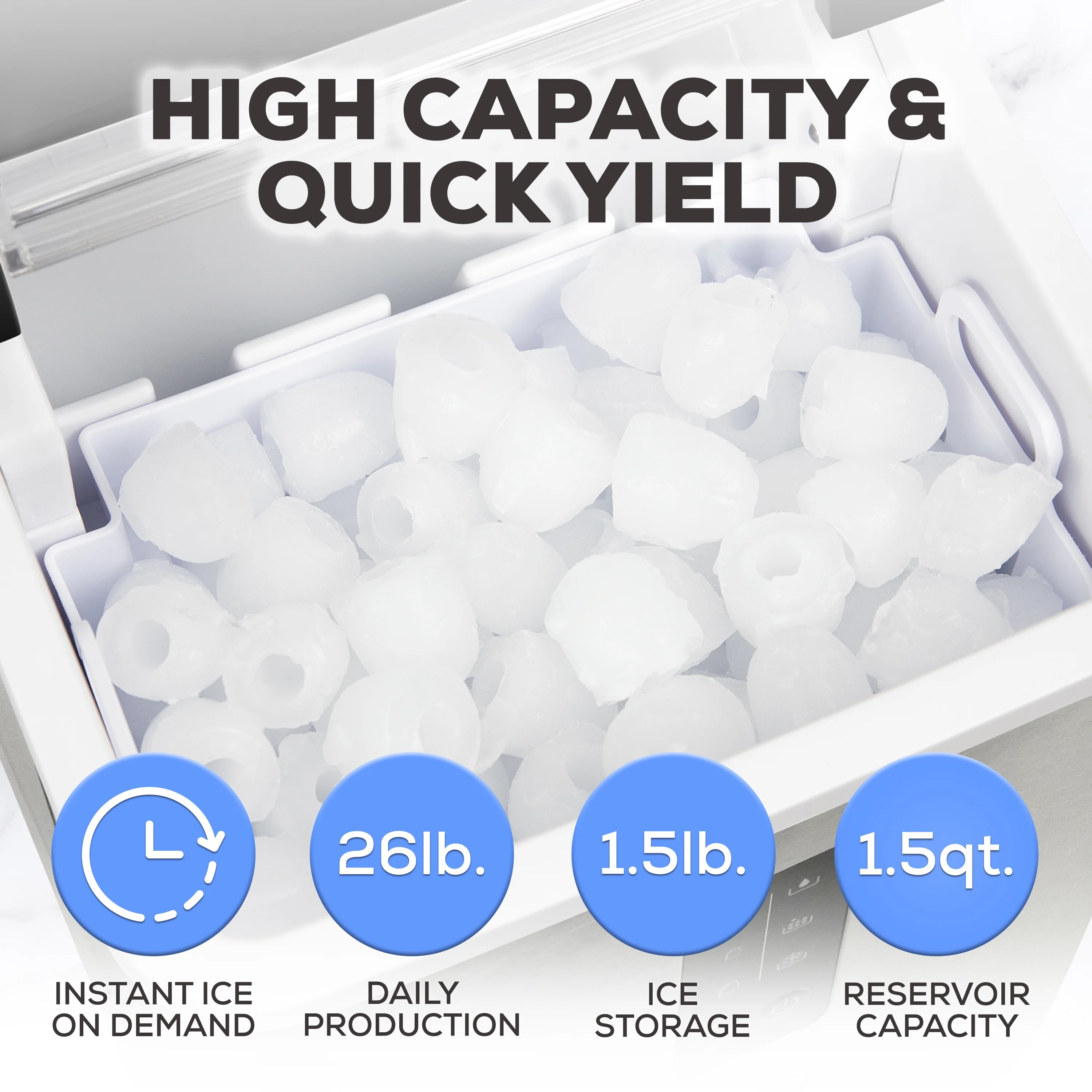 Igloo Automatic Ice Machine Self Cleaning Countertop Ice Maker for Water Bottle & Drinks, Aqua - Image 37