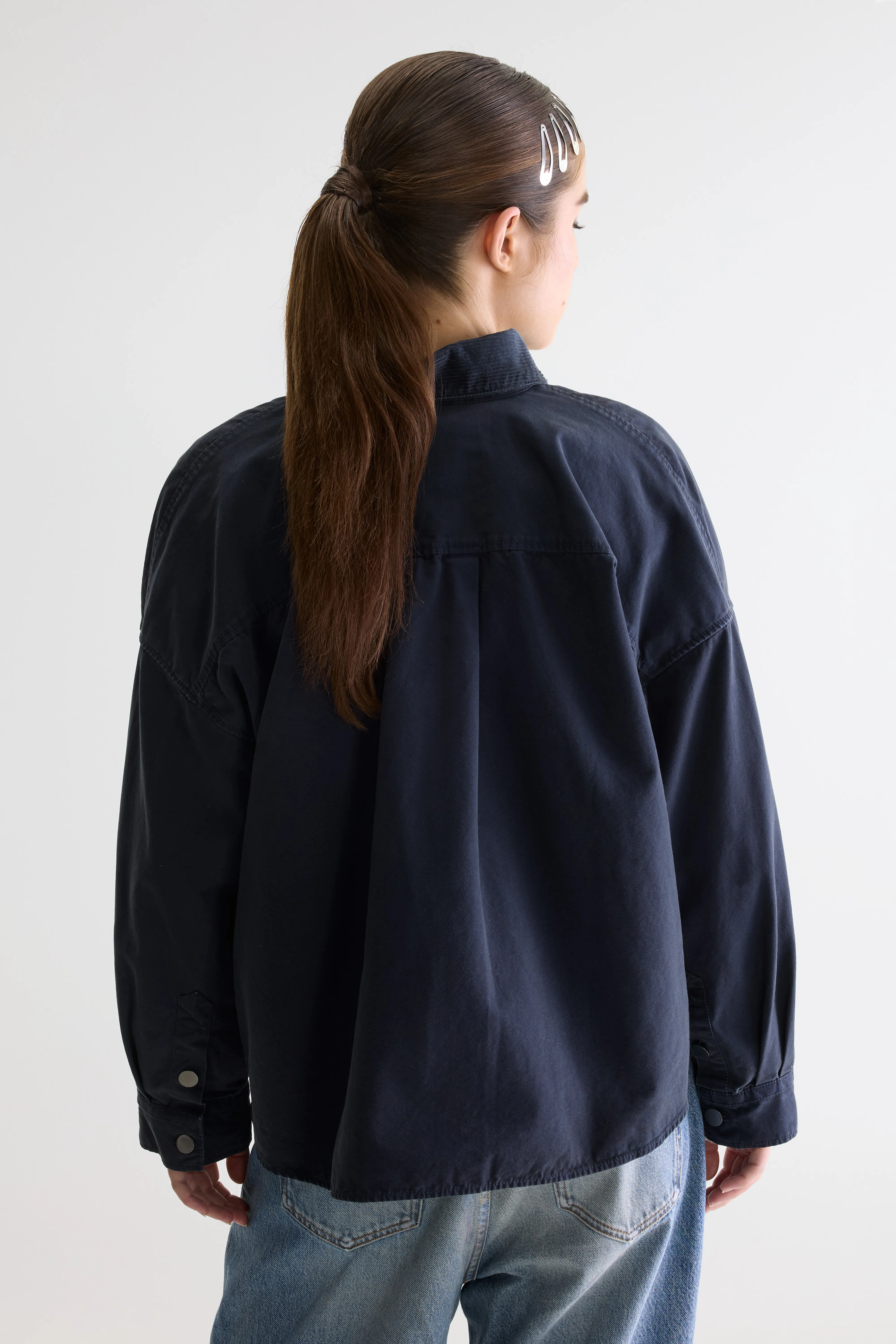 Bellerose Wandy relaxed overshirt (261 / W / NAVY)
