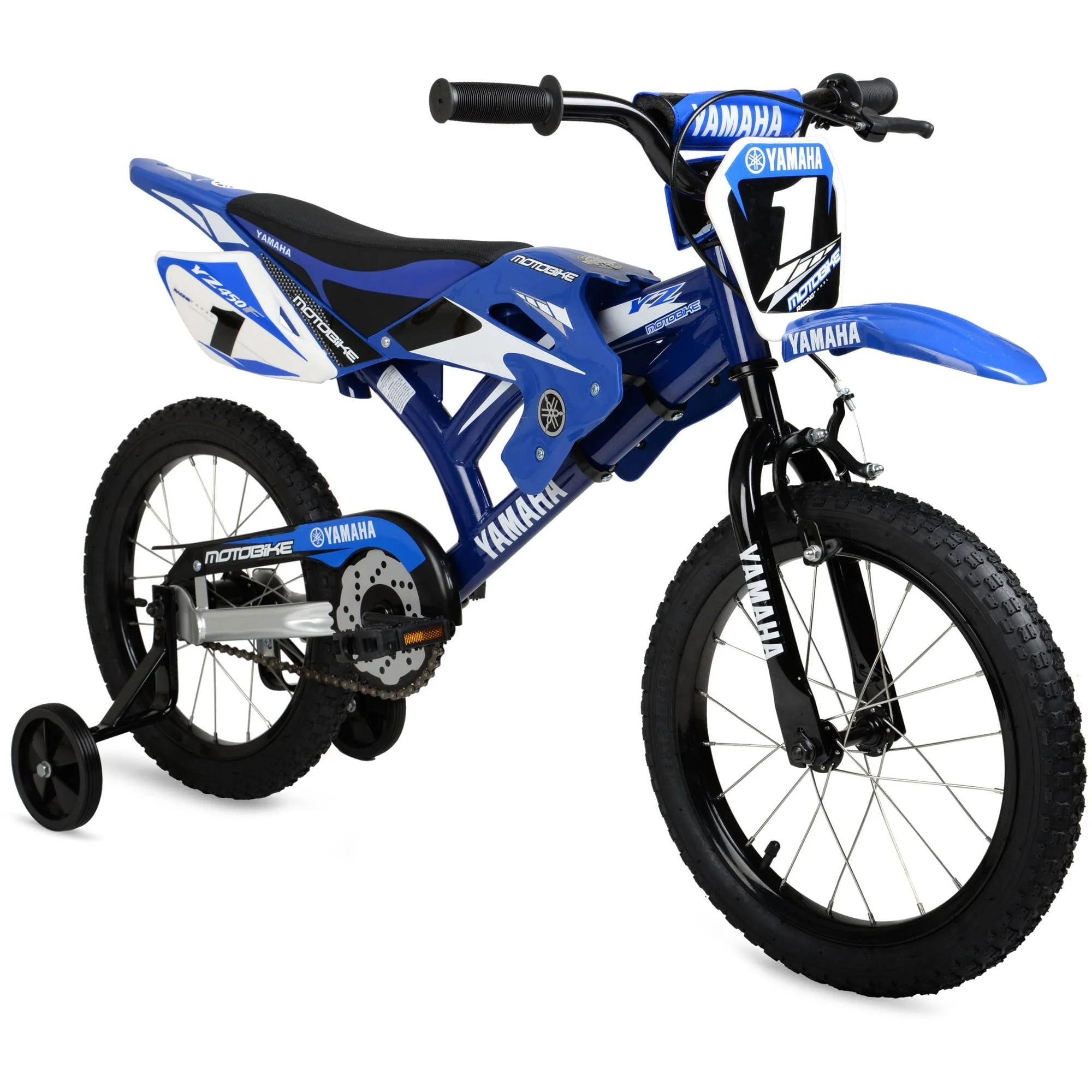 16" Moto BMX Boys Bike, Blue - Image 2