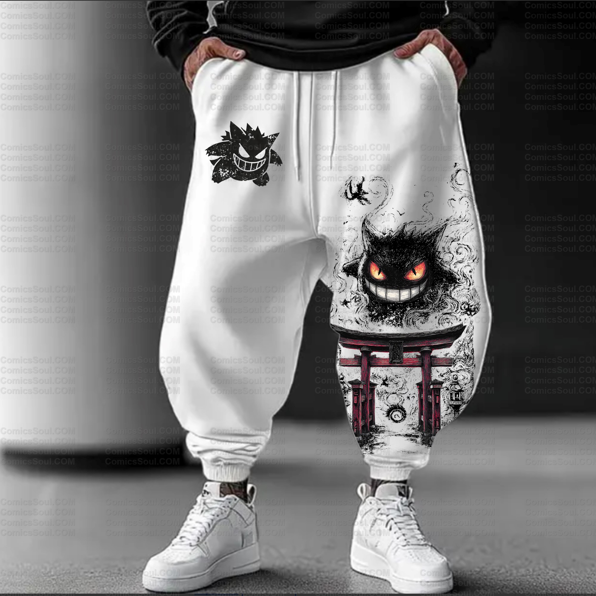 Unisex Anime Inspired Vintage Pants