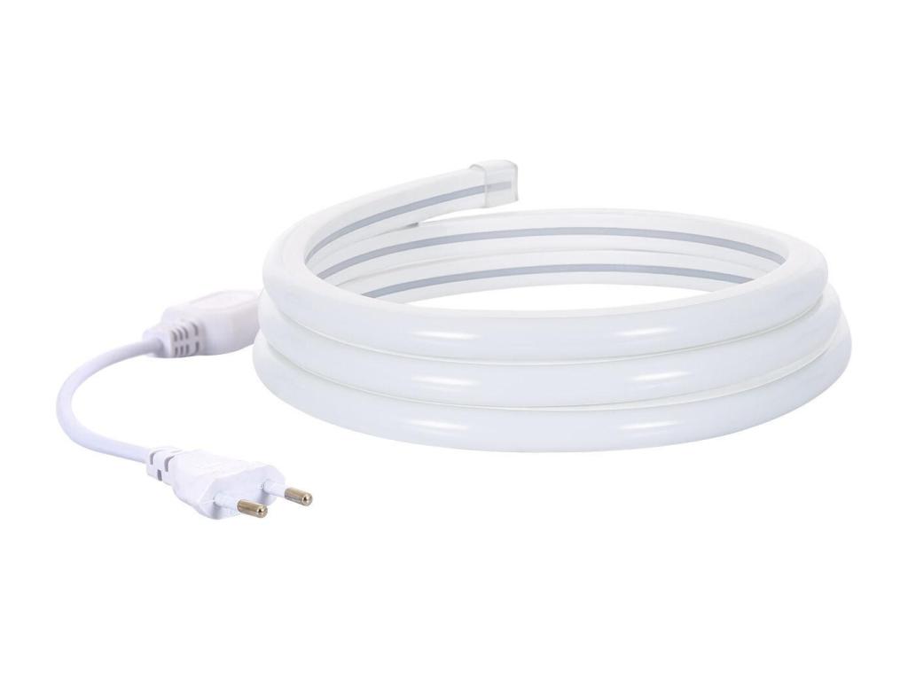 Tira Neón LED 7.5 W/m Regulable 220V AC 120 LED/m Semicircular 180º Azul IP67 a Medida Corte cada 100 cm 17 m