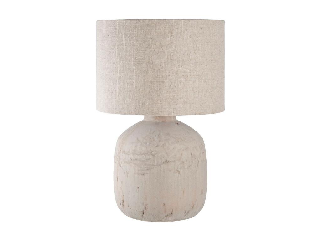 Lámpara de Mesa Bilby, Beige, 30x30x46,5 cm, Casaplu