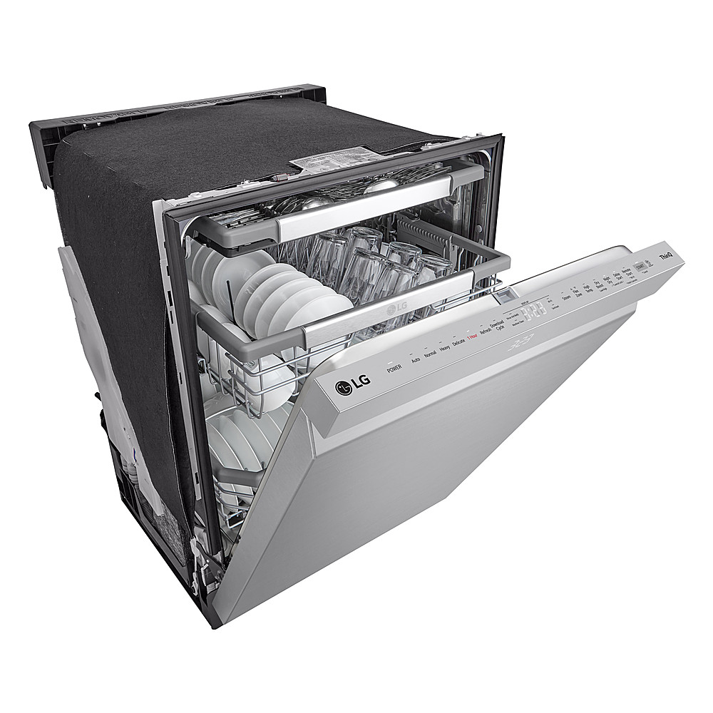 2025 24′′ Top Control Smart Built-In Stainless Steel Tub Dishwasher with 3rd Rack, QuadWash Pro and 42dba – Stainless Steel