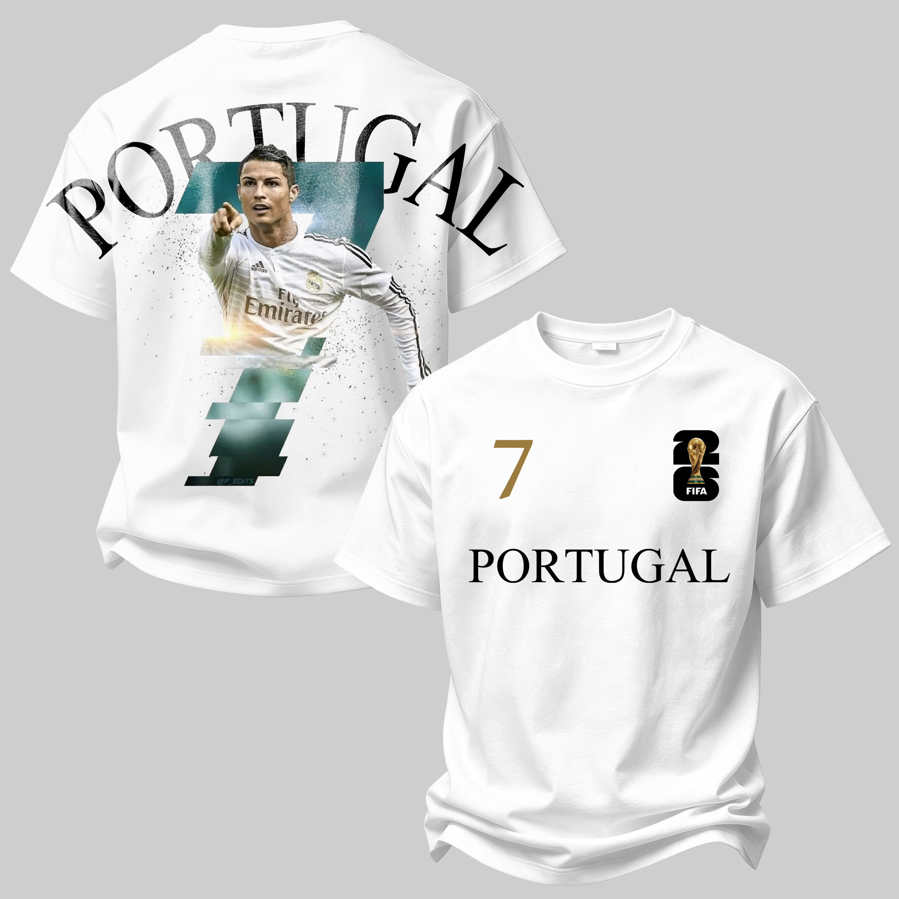 Number 7 Football Legend Printed Oversized Unisex T-shirt