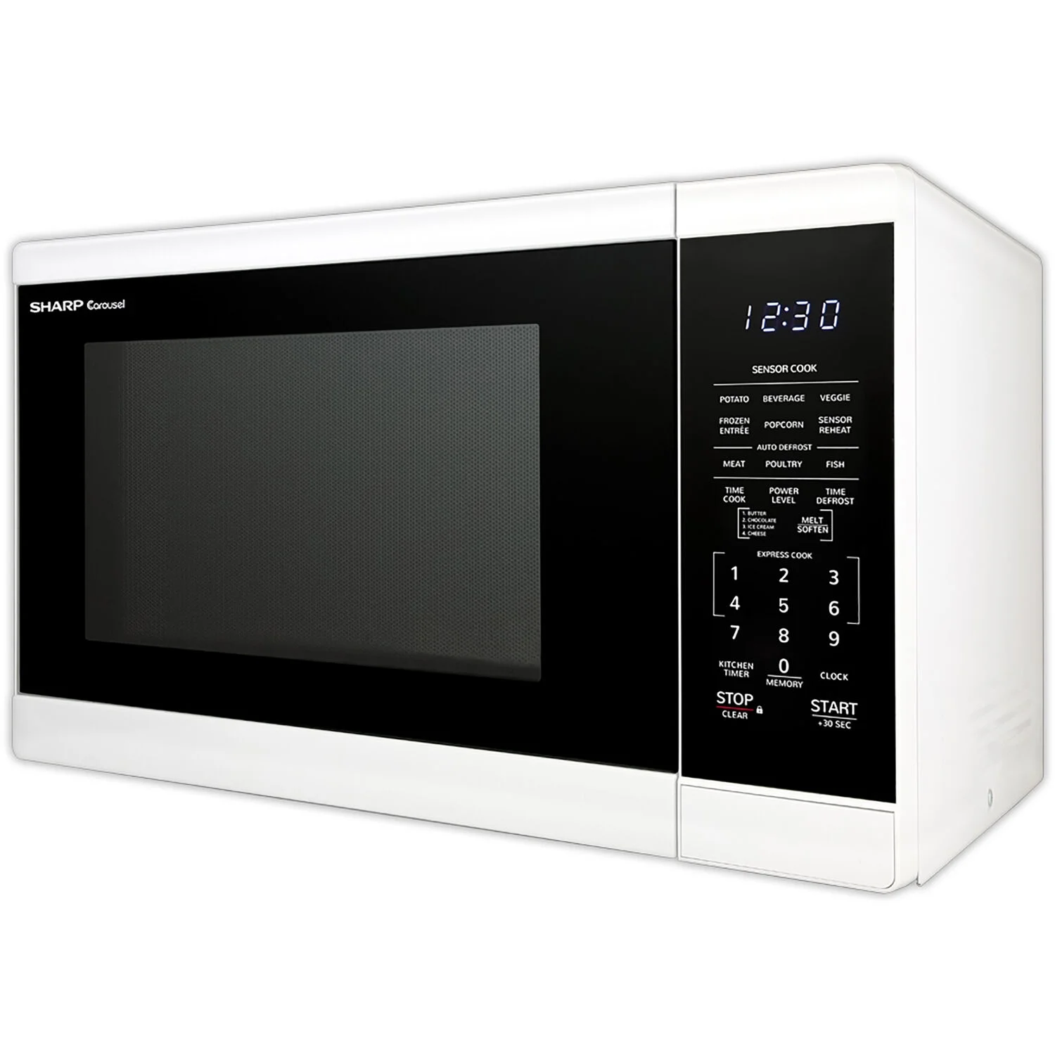 Sharp 1.4 - Cu. Ft. Countertop Microwave Oven in Black