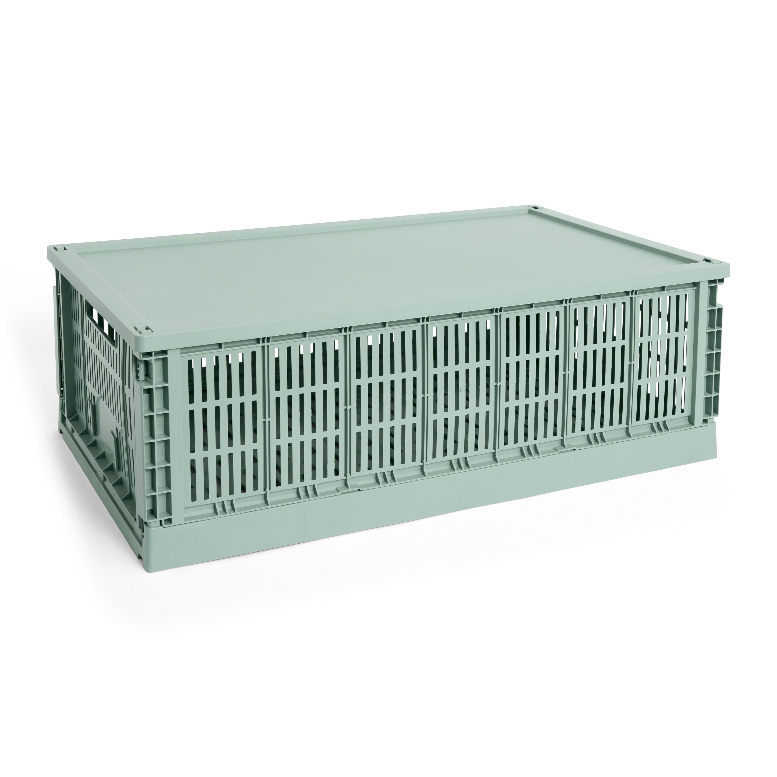 HAY Colour Crates Krat Deksel XL - Rechthoekig - Sage Groen
