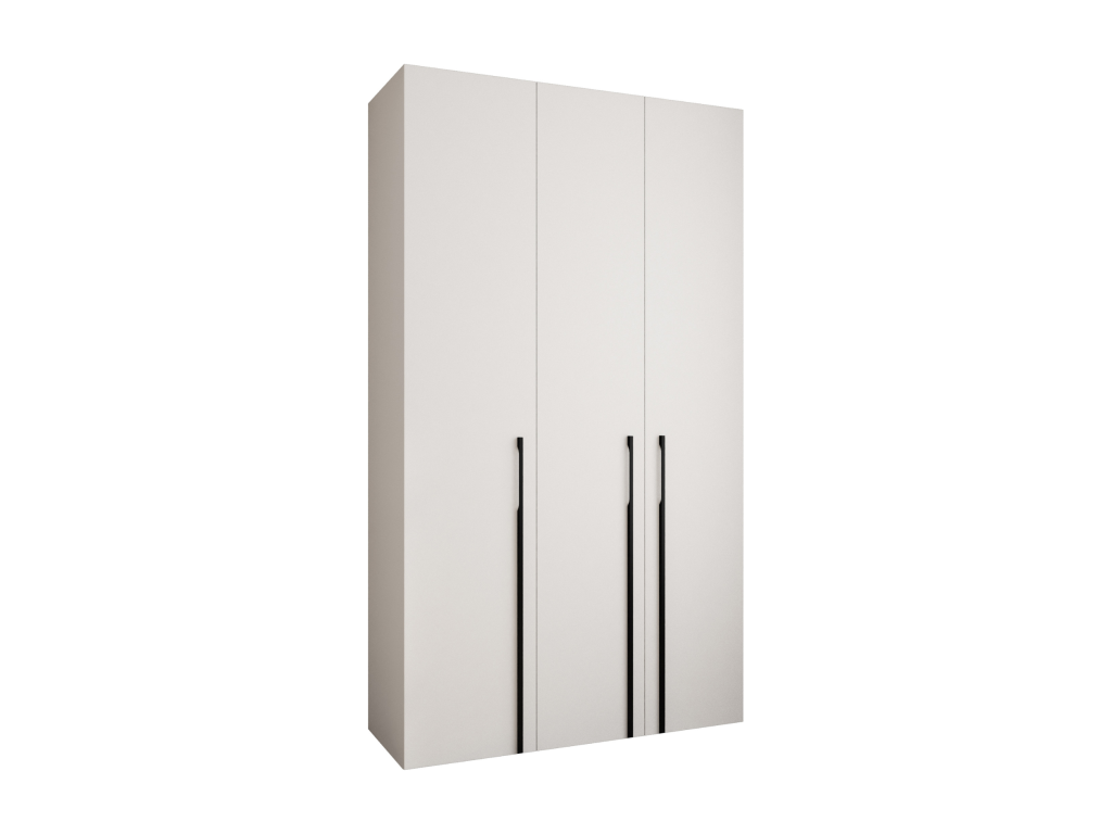 Armario Nestleano 3 con puertas batientes 245 - 5/140/50 3 puertas blanco/negro