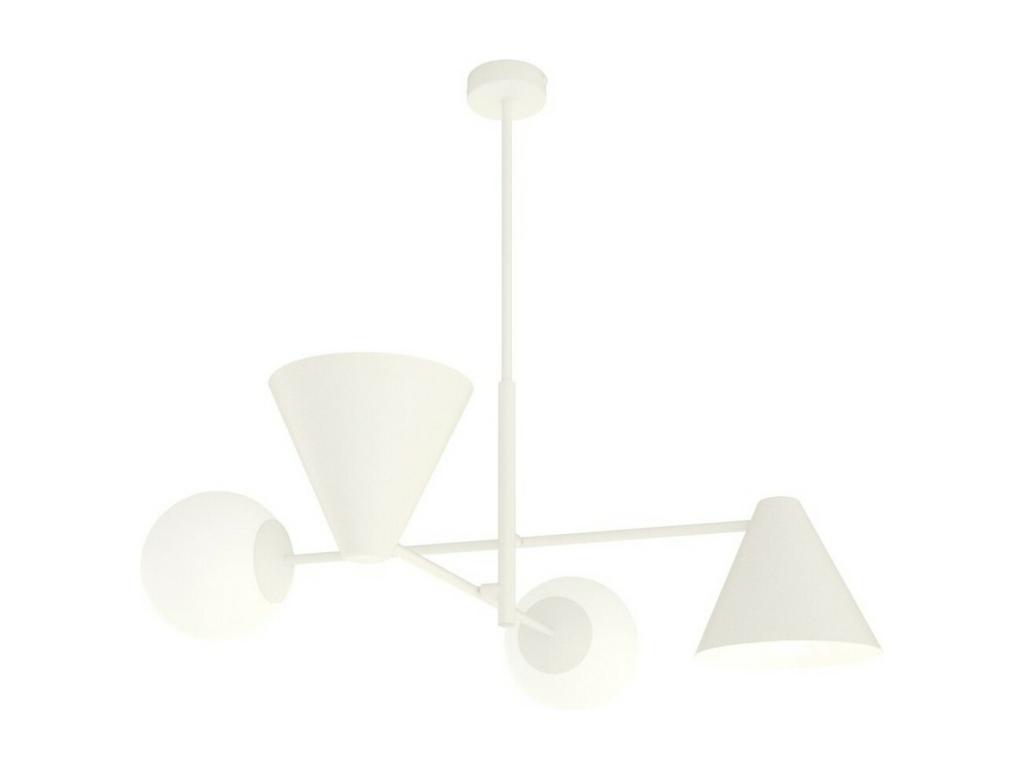 Lámpara de Suspensión Hermes, Blanco, 70x60x70 cm, Casaplu