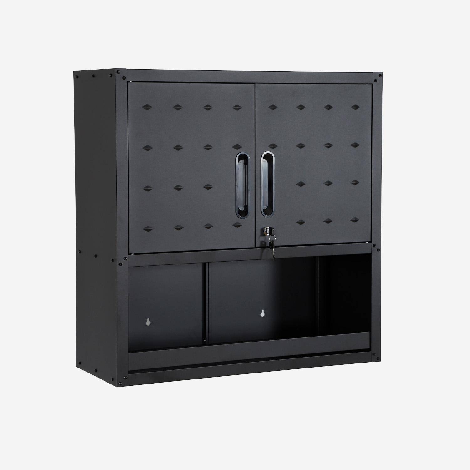 Bobby - Mueble alto de almacenamiento para garaje con estante