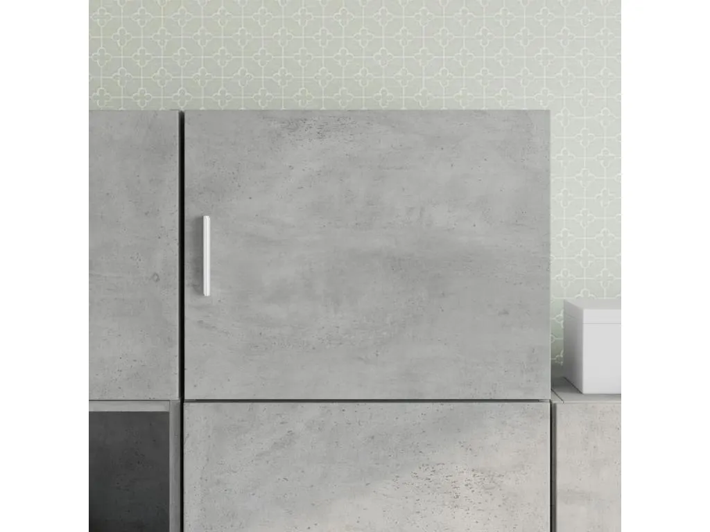 Armario de pared Alkihogares ingeniería gris hormigón 50x42.5x40 cm