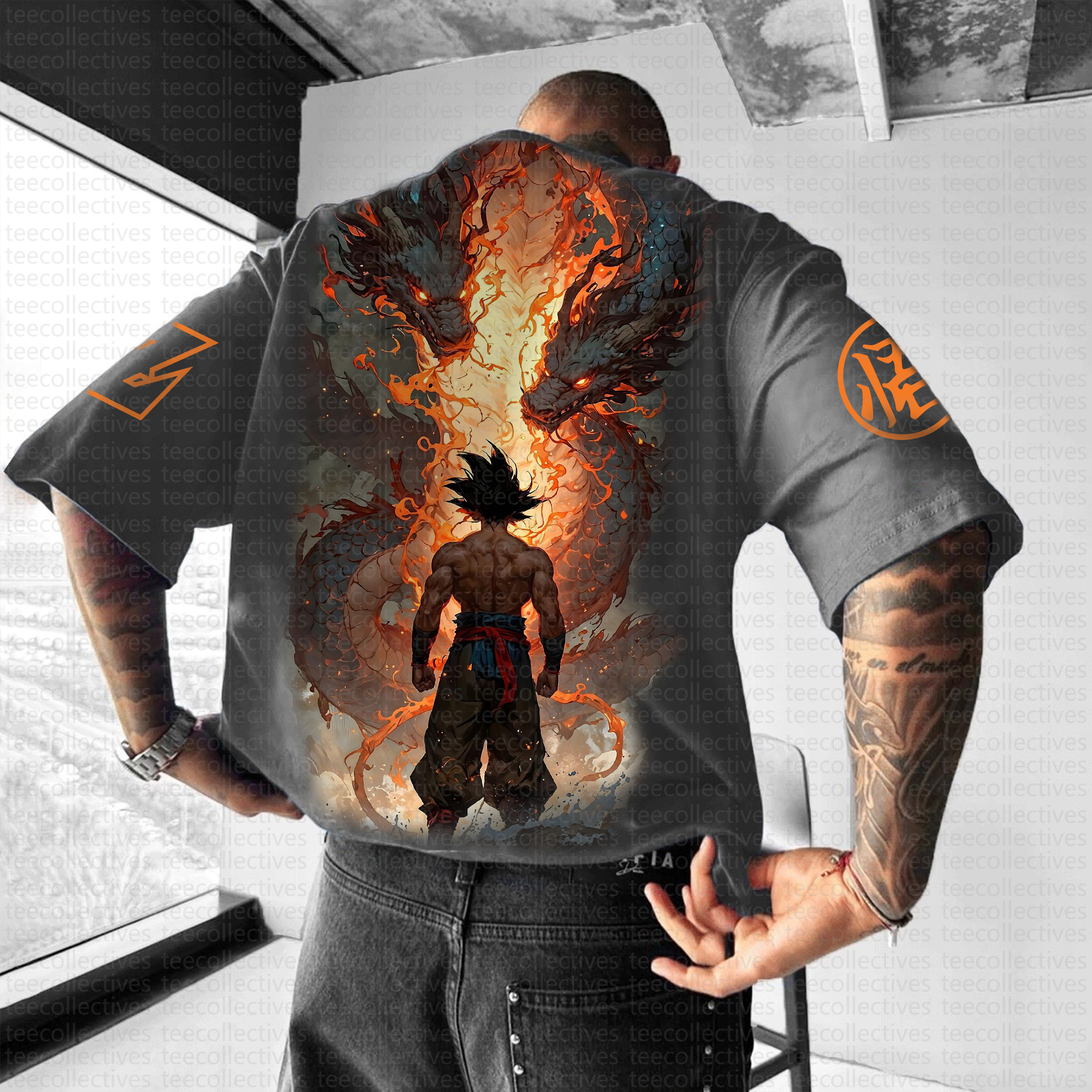 Unisex Anime Inspired Vintage T-Shirt丨DragonBall