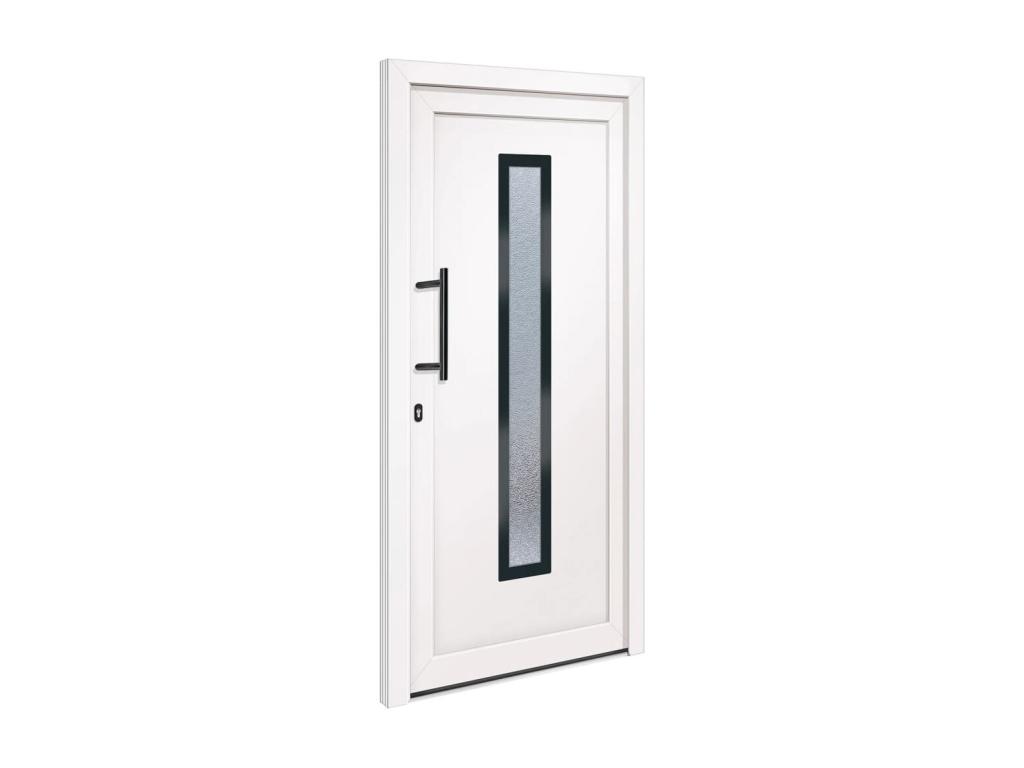 Puerta de entrada Blanca 98x200 cm PVC