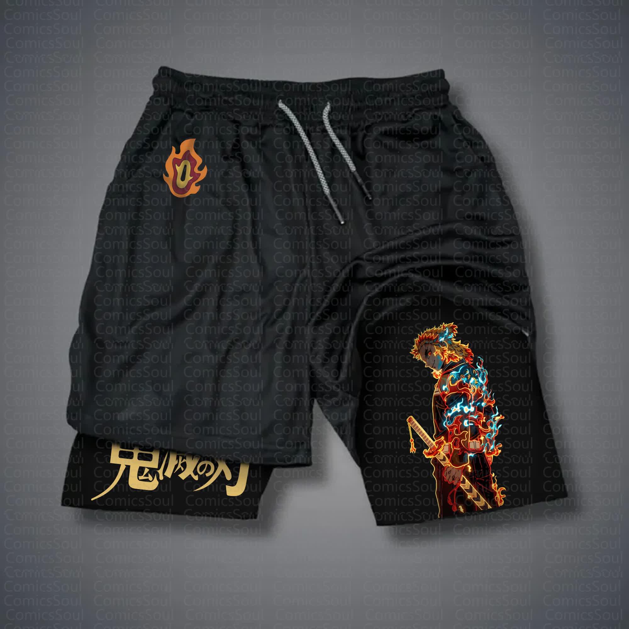 Unisex Casual Anime Streetwear Shorts 丨Comicssoul