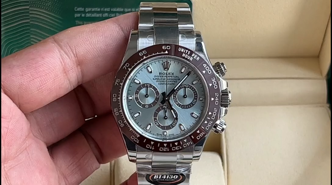 Rolex Cosmograph Daytona 116506 50th Anniversary Ice Blue Dial 40mm Mens Replica Watch