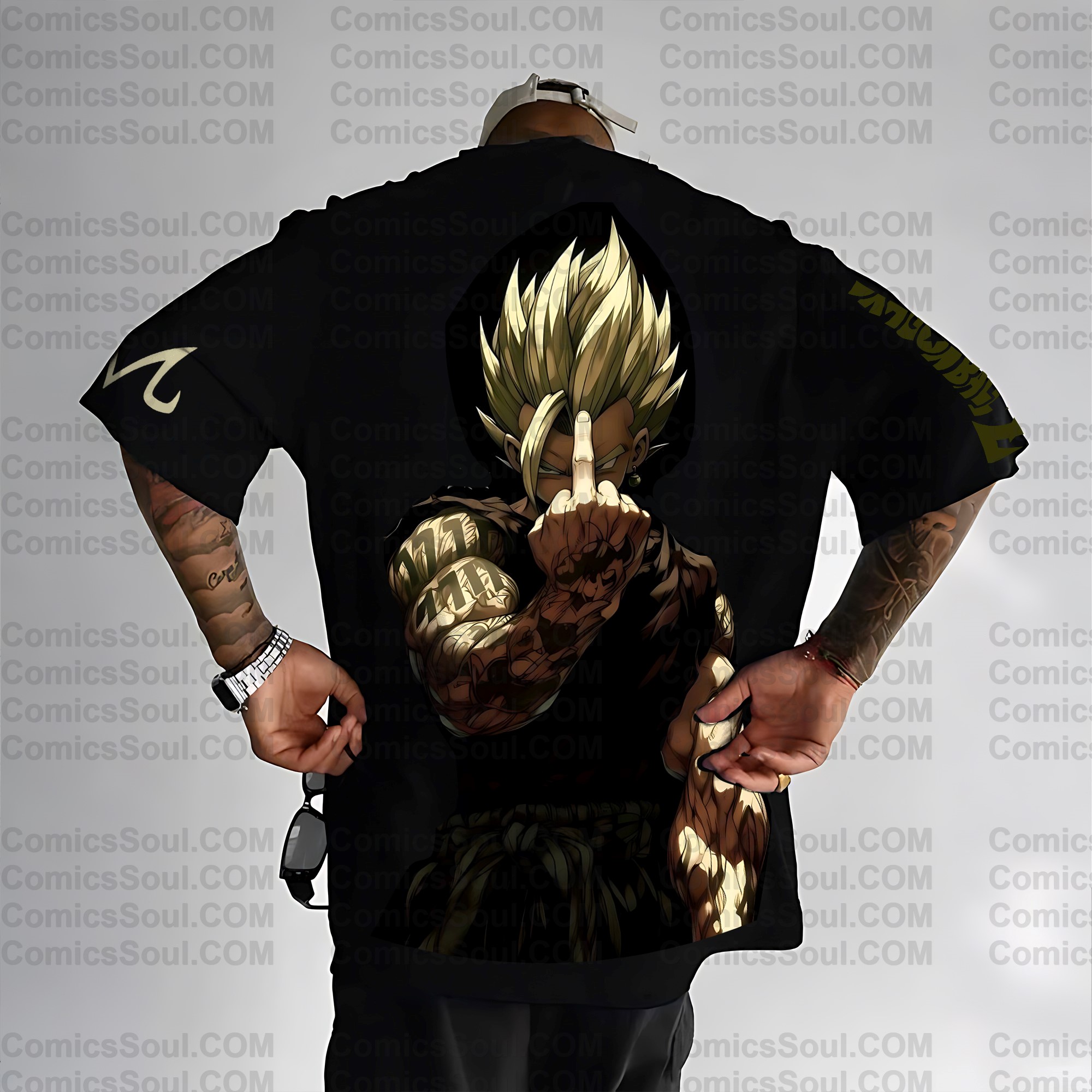 Unisex Anime Inspired Vintage T-Shirt丨DragonBall-Brolly