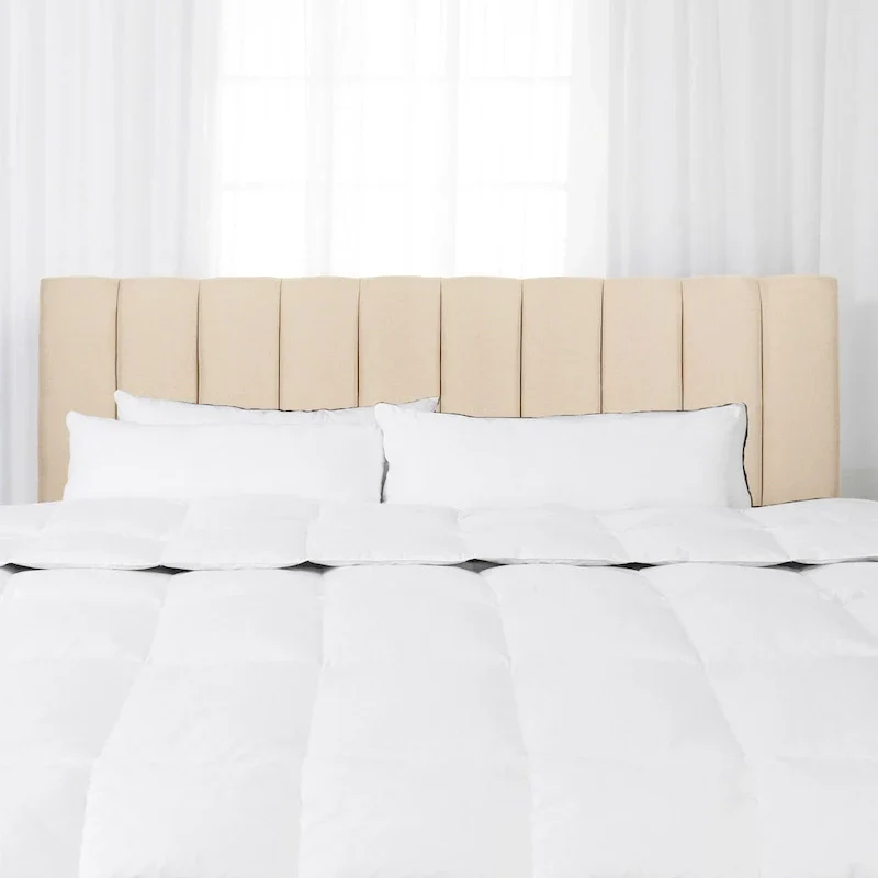 CorLiving Helena King Size Velvet Tufted Headboard