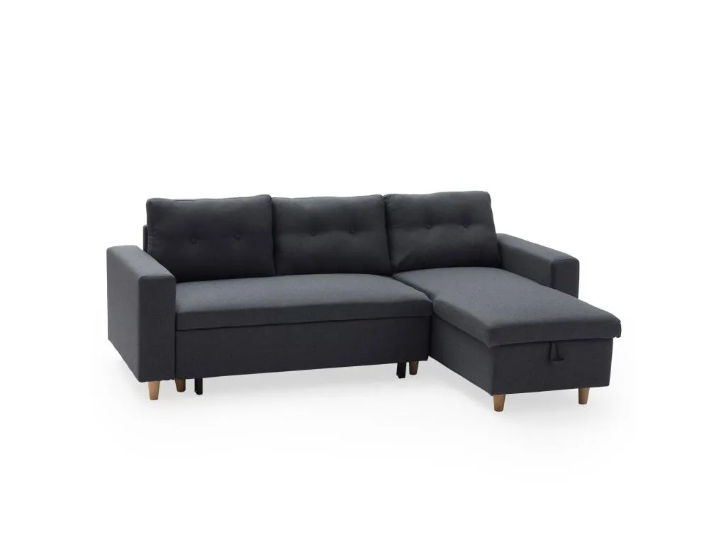 Sofá cama Decoesp 3 plazas color gris chiné 25003APRA