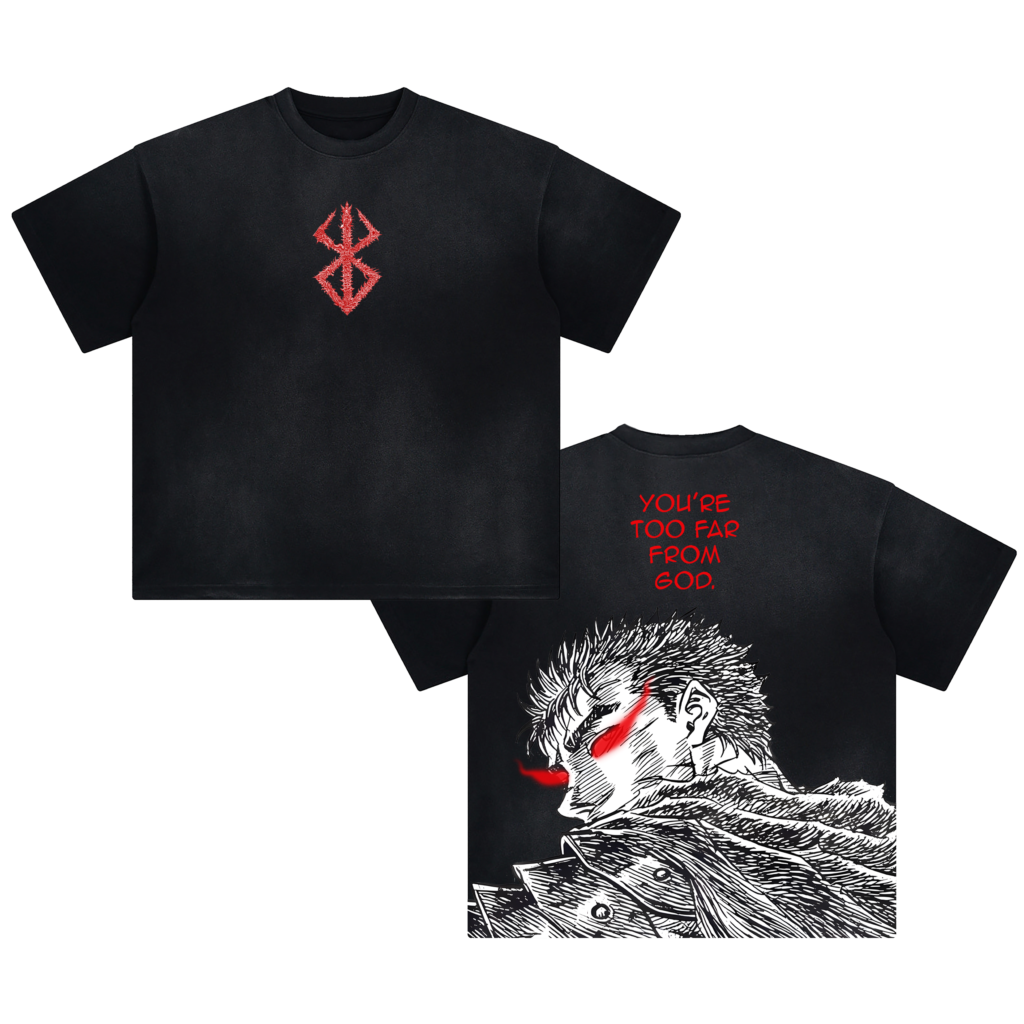 Unisex Vintage T-shirt丨Berserk TeeThreads Sustain the Scene with Custom Apparel