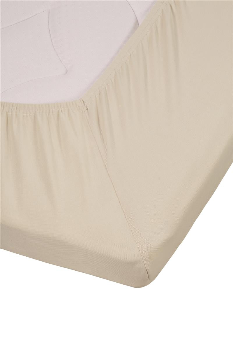 Beddinghouse Jersey Lycra - Topper Hoeslaken - 140x200/220 - Naturel