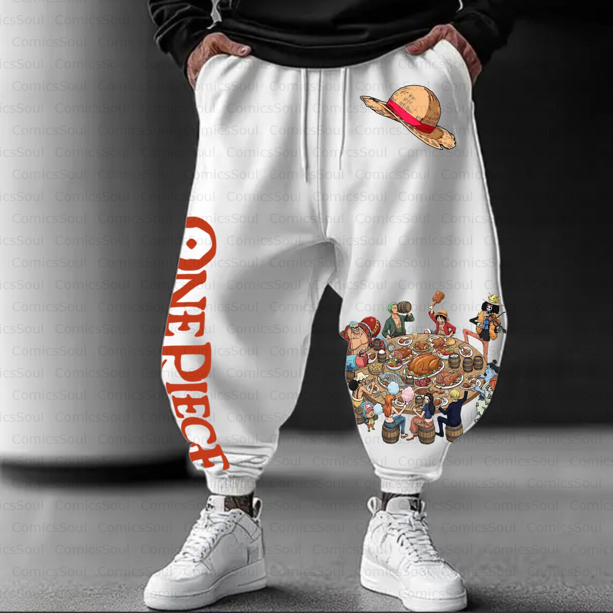 Unisex Casual Anime Streetwear Pant