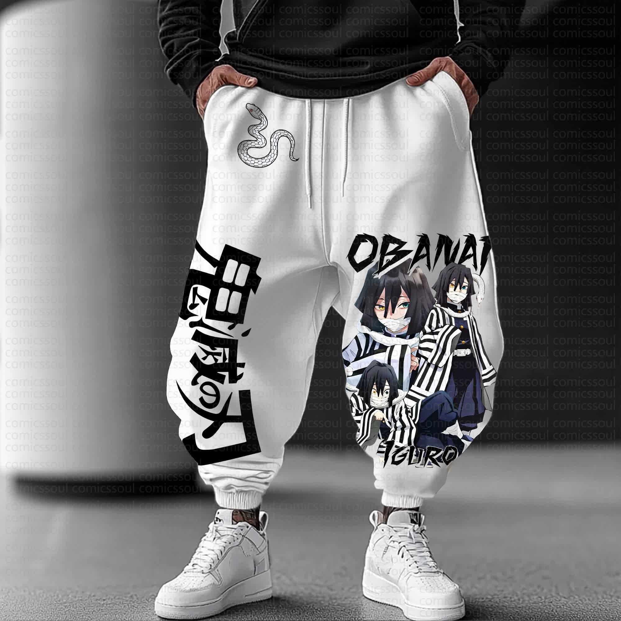Unisex Anime Inspired Vintage Pants丨Comicssoul