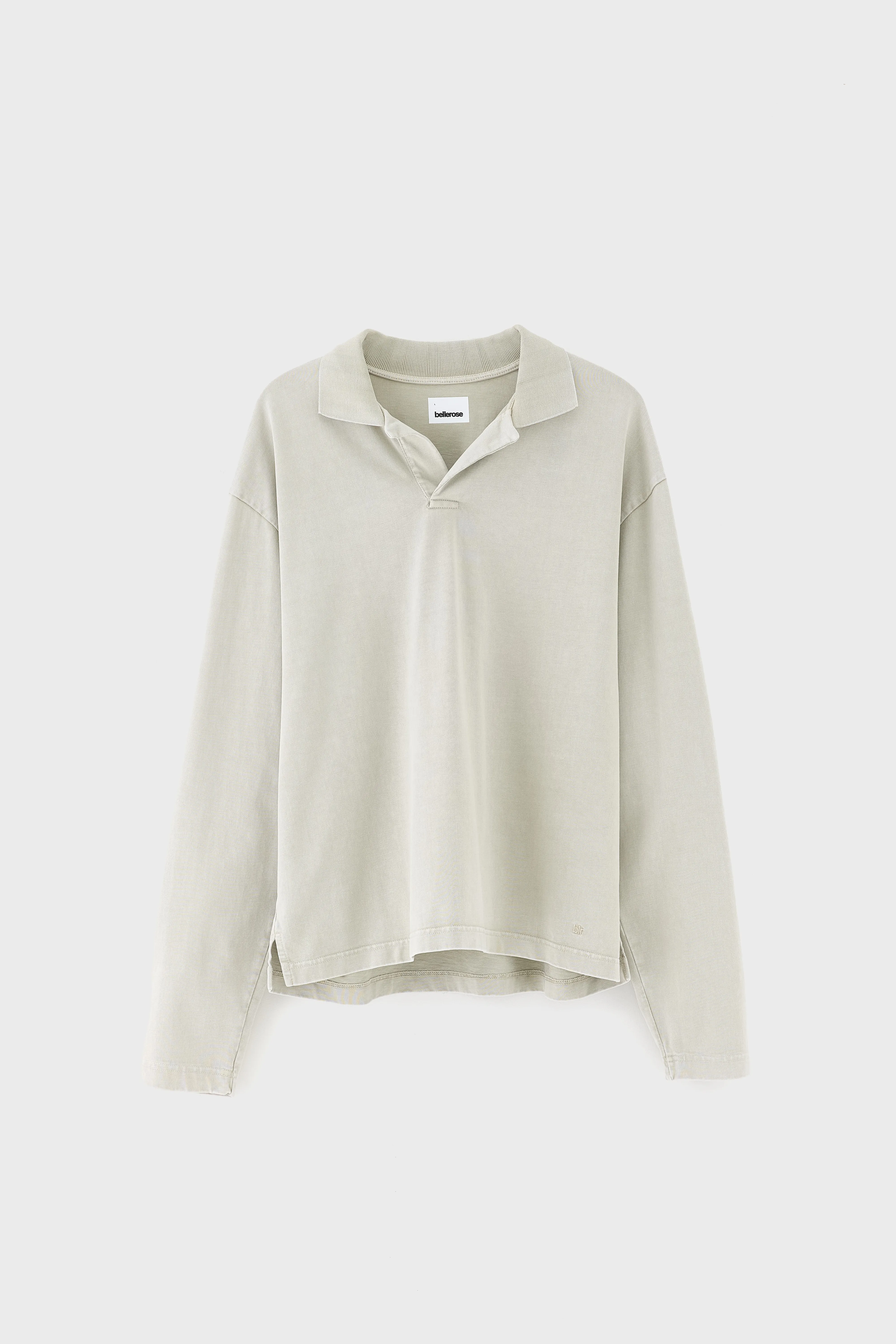Bellerose Vlugies long-sleeve polo  (261 / M / NICKEL)