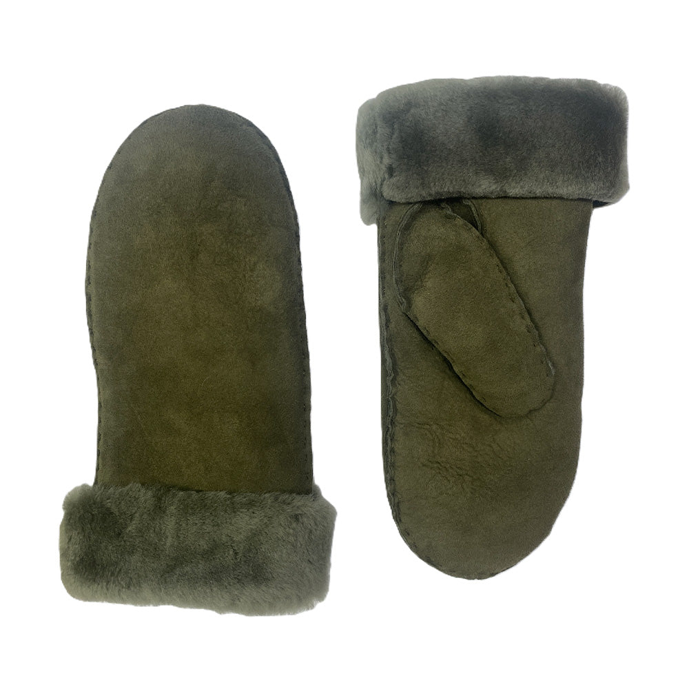 Milona - Moufles Mouton  - Vert Loden