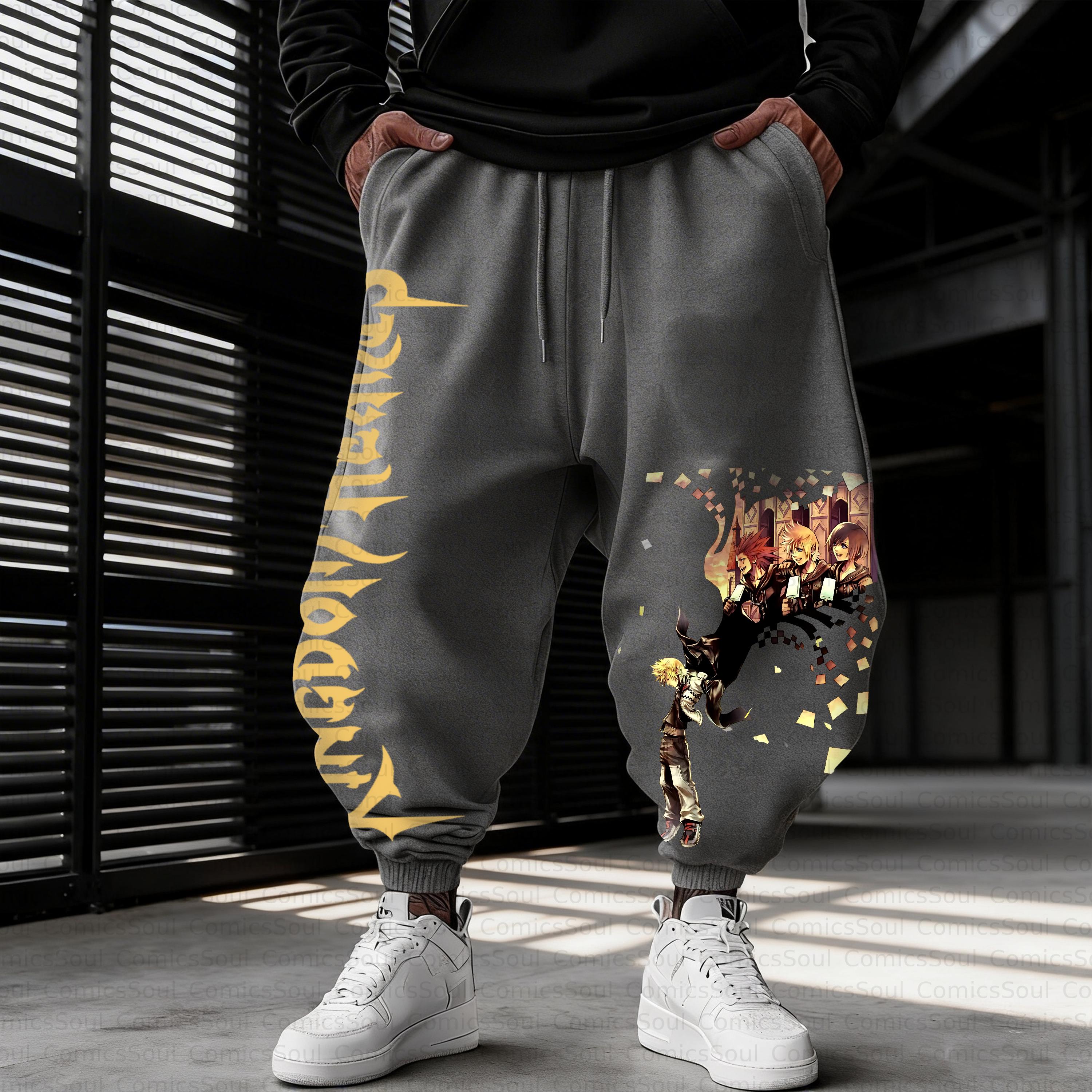 Unisex Casual Anime Streetwear Pant