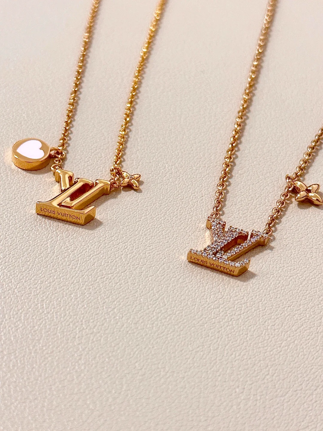 Louis Vuitton LV Letter Pendant Necklaces - Original Replica Club