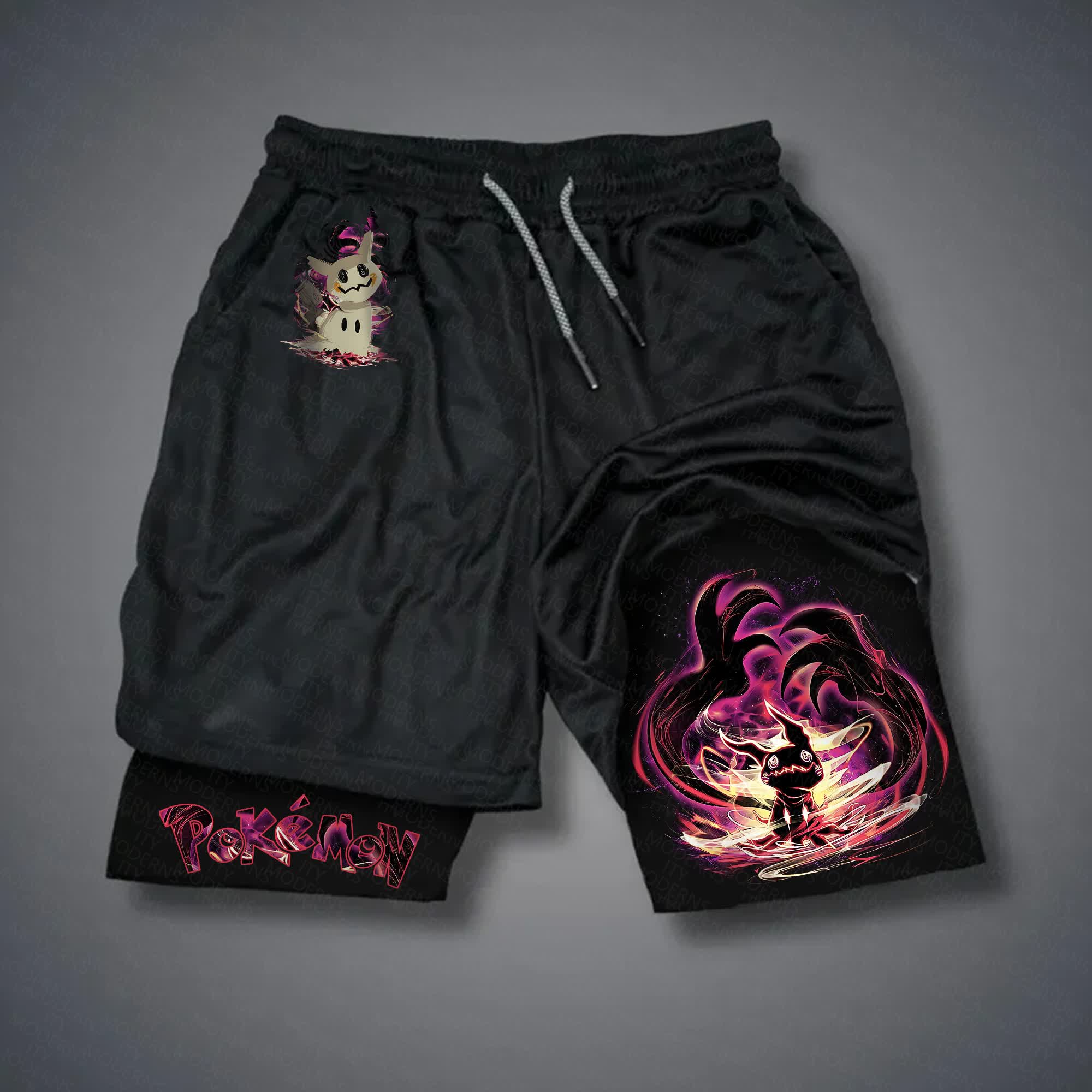 Unisex  “Comicssoul” Casual Anime Streetwear Shorts