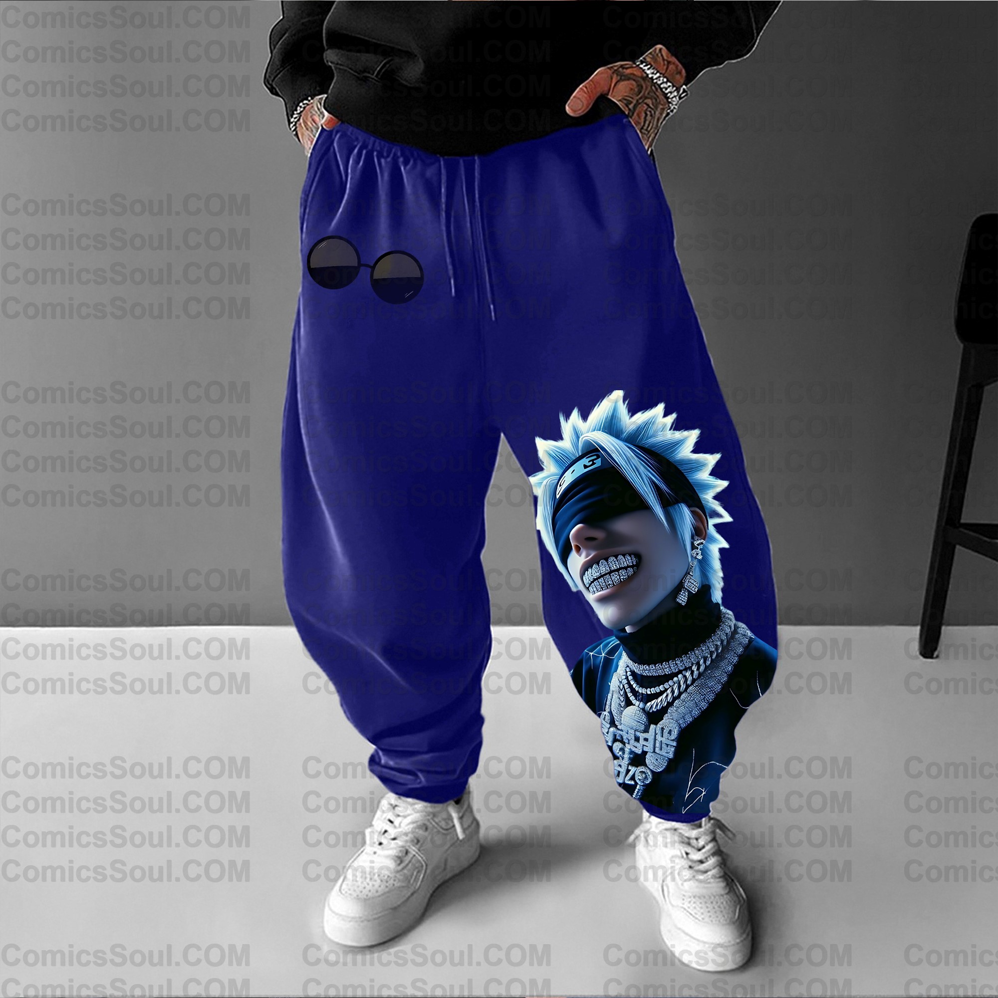 Unisex Anime Inspired Vintage Plush Pants