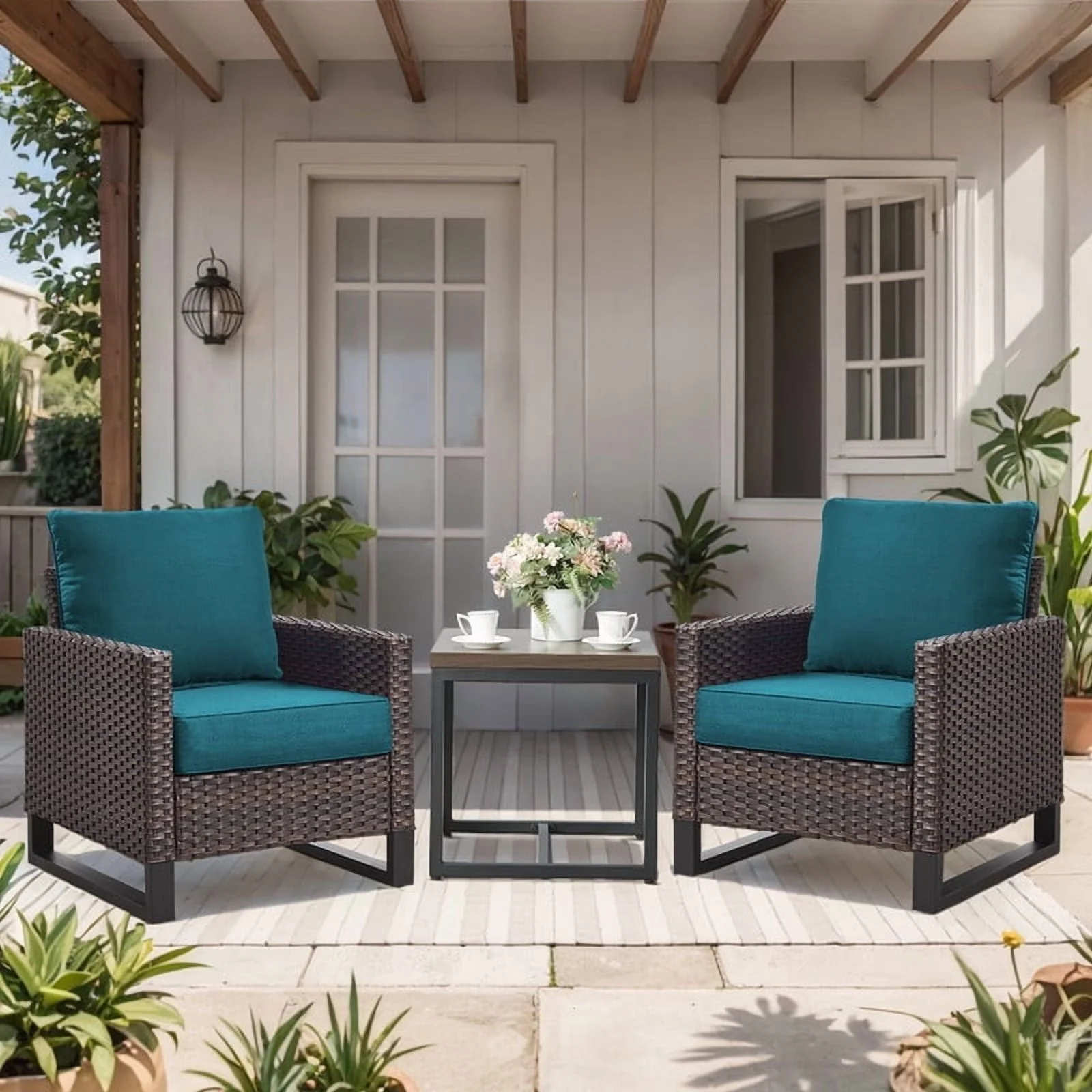 Bellefurn Outdoor Deep Seat Cushion 24 X 24 X 6 inch for Patio Furniture,Outdoor Chair Cushions Waterproof & Fade Resistant Patio Furniture Cushions for Wicker Chair, Sofa, Couch - Image 61